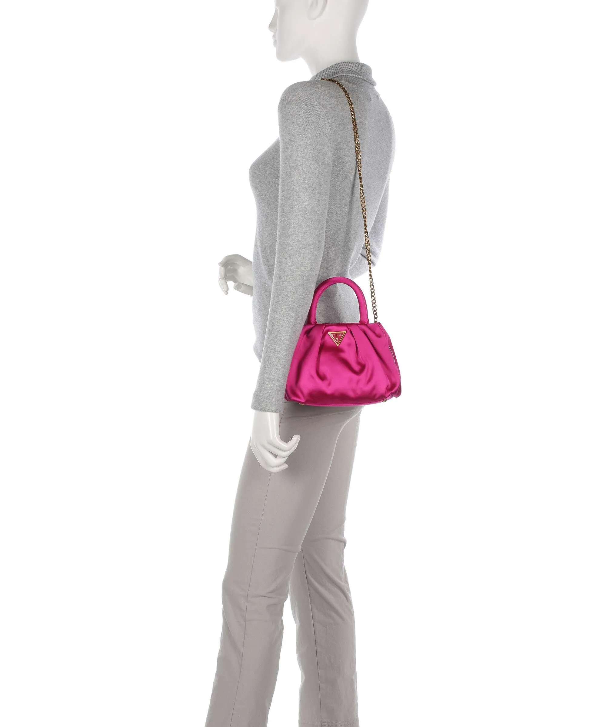 Guess Tori Borsa a tracolla poliestere fucsia  