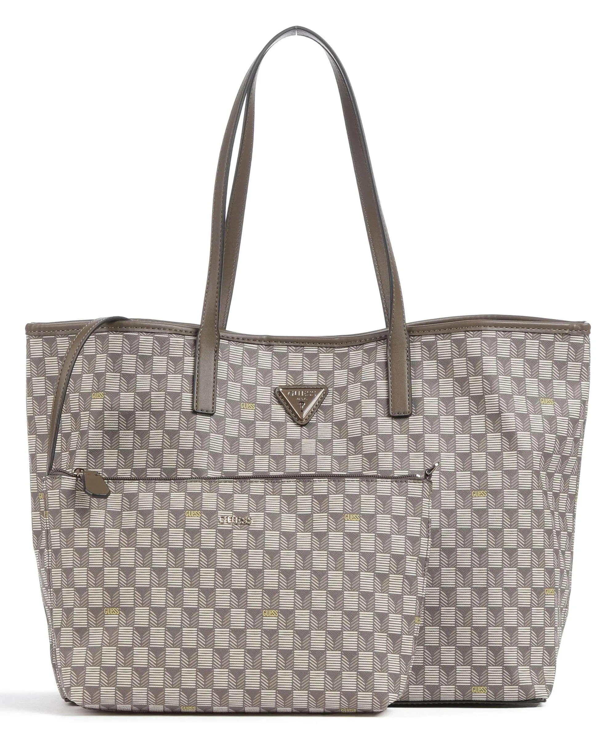  Guess Vikky Borsa shopper pelle sintetica beige  