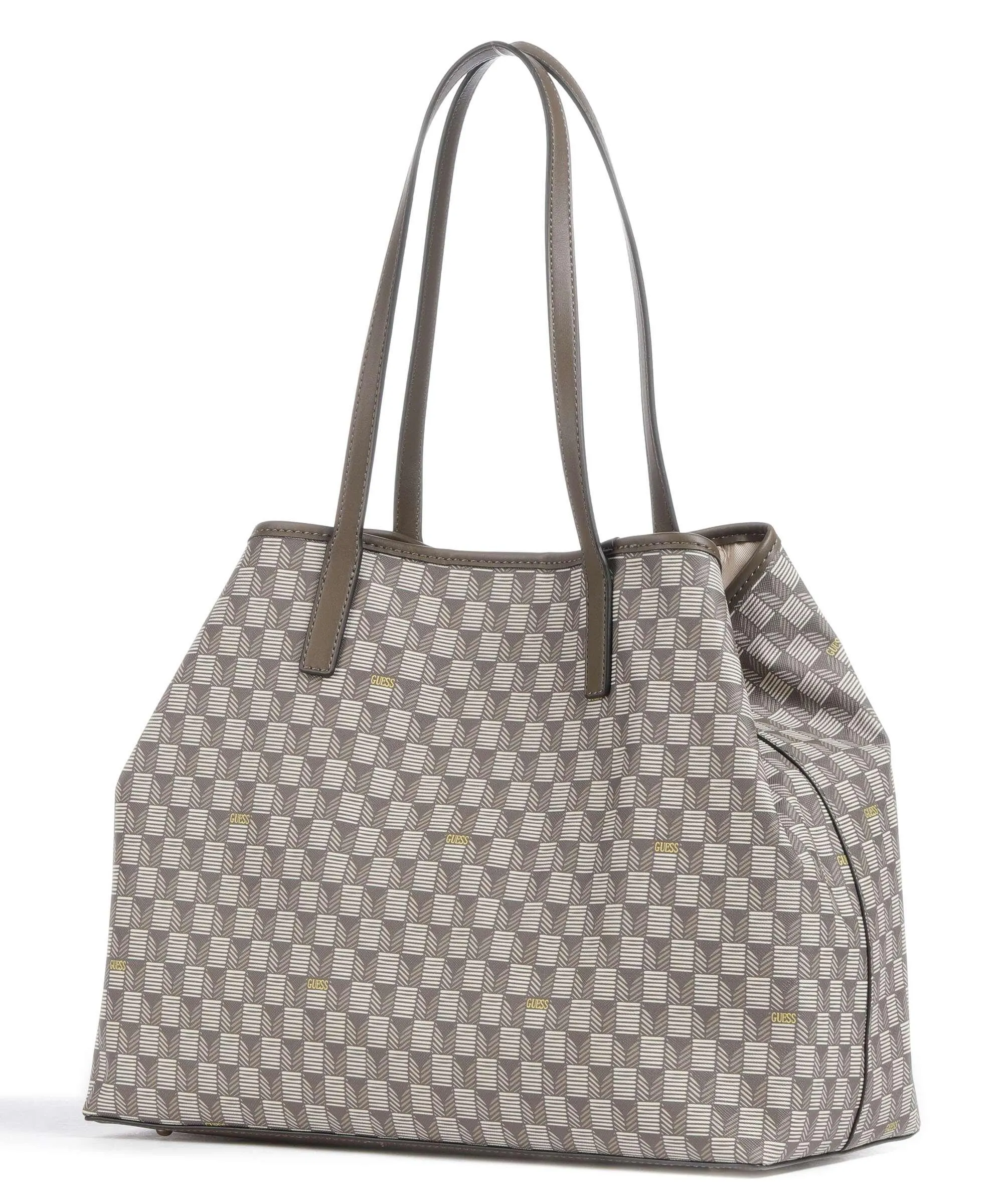  Guess Vikky Borsa shopper pelle sintetica beige  