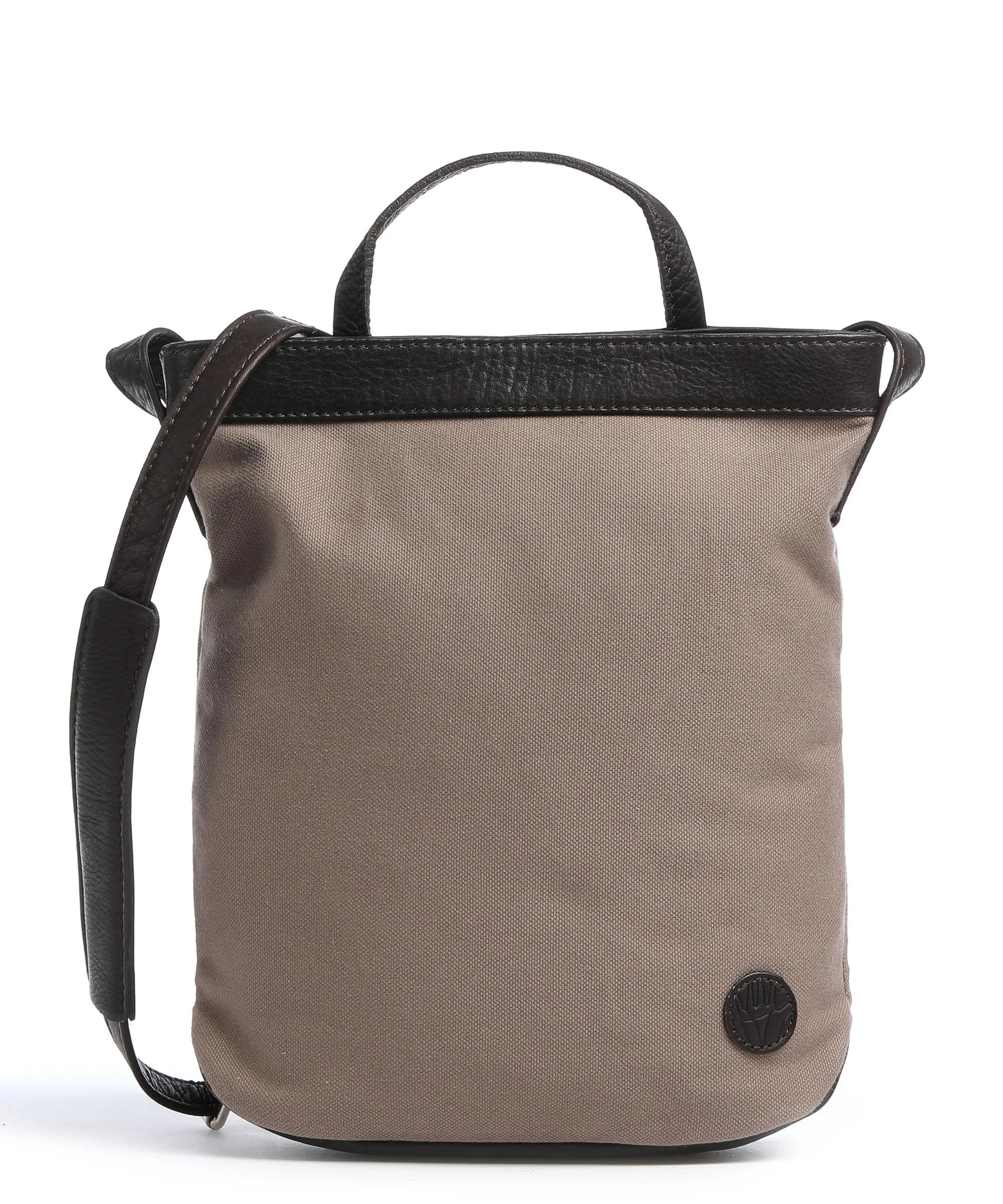  Harold's Hotstoff Borsa a tracolla cotone biologico, pelle bovina marrone  