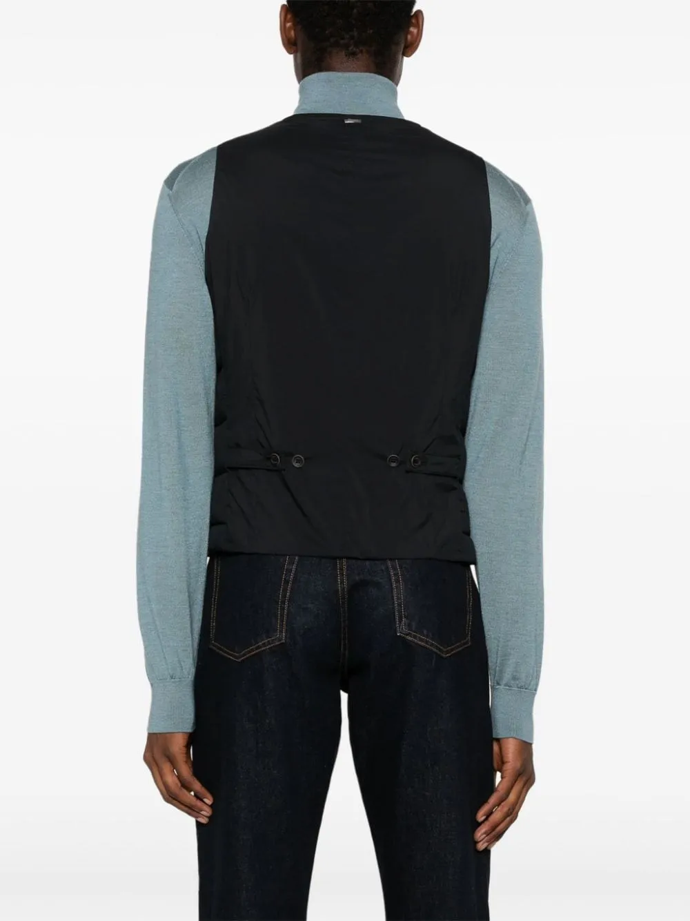 Herno-Gilet imbottito con scollo a V