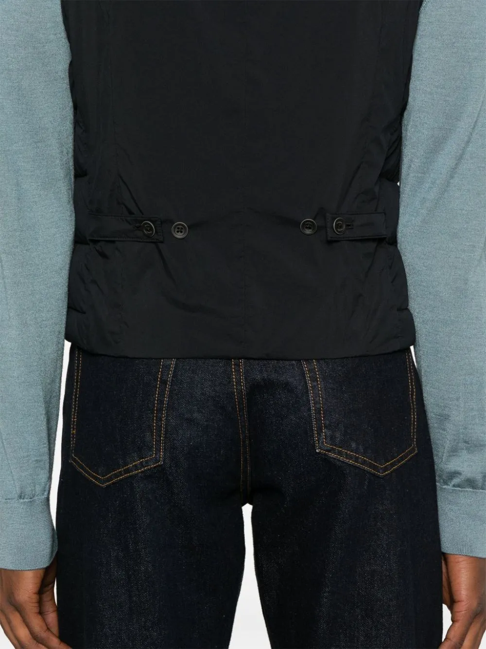 Herno-Gilet imbottito con scollo a V
