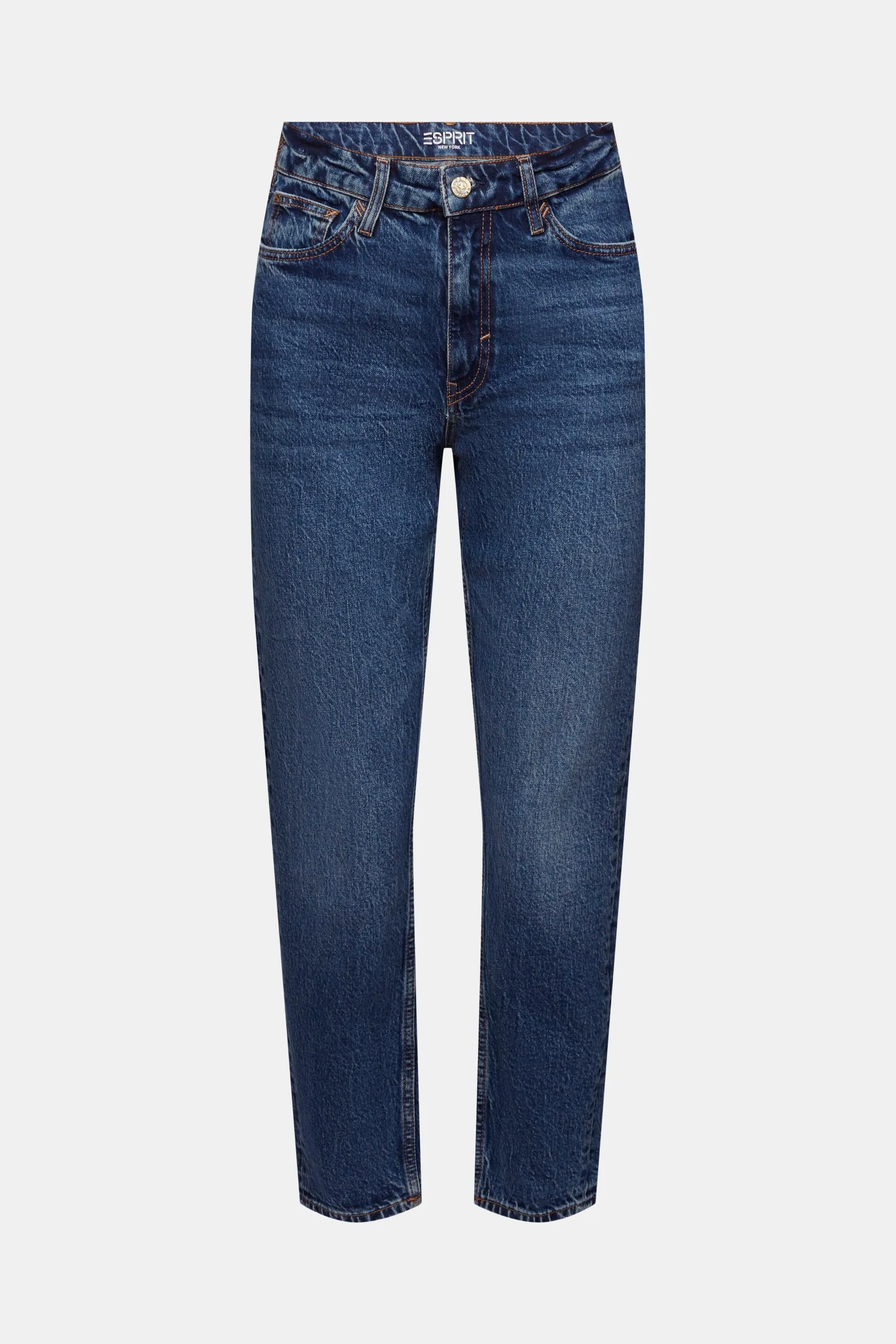 Jeans retrò dal taglio classico a vita alta