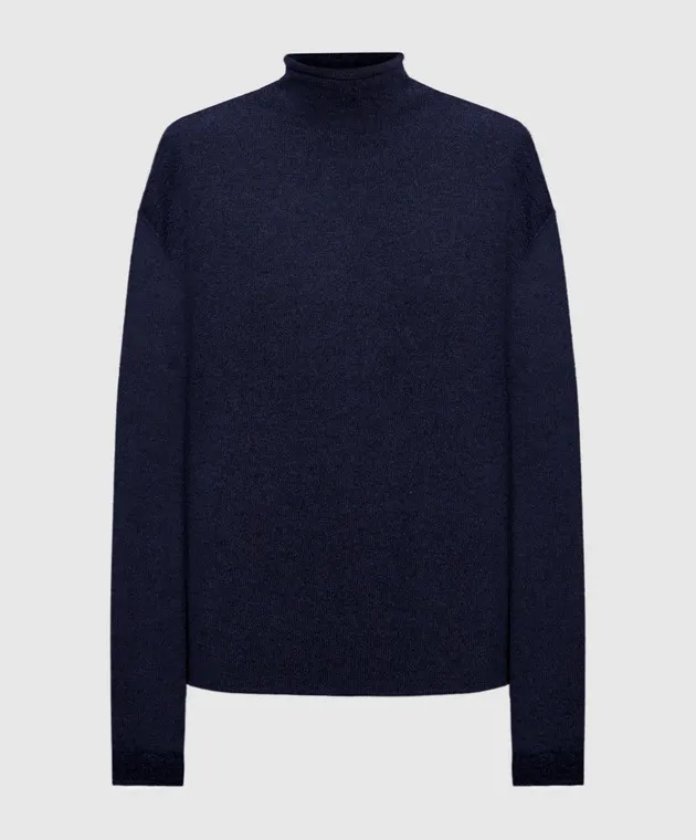 Jil Sander Maglione in cashmere blu J40GP0002J13204