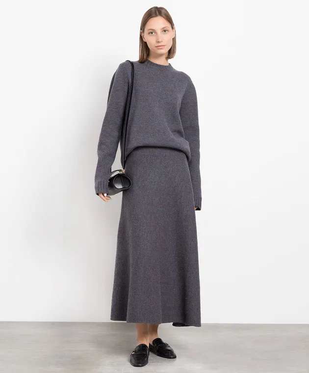 Jil Sander Maglione in cashmere grigio J02GP0043J14506