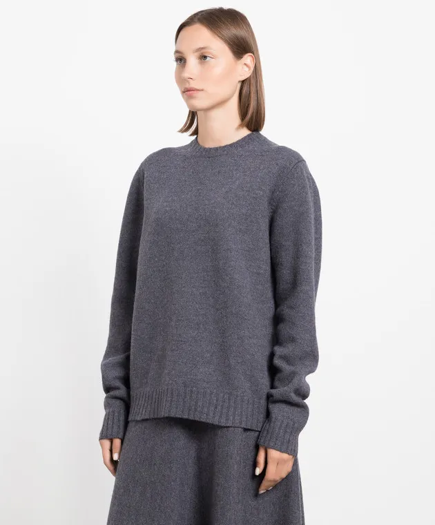 Jil Sander Maglione in cashmere grigio J02GP0043J14506