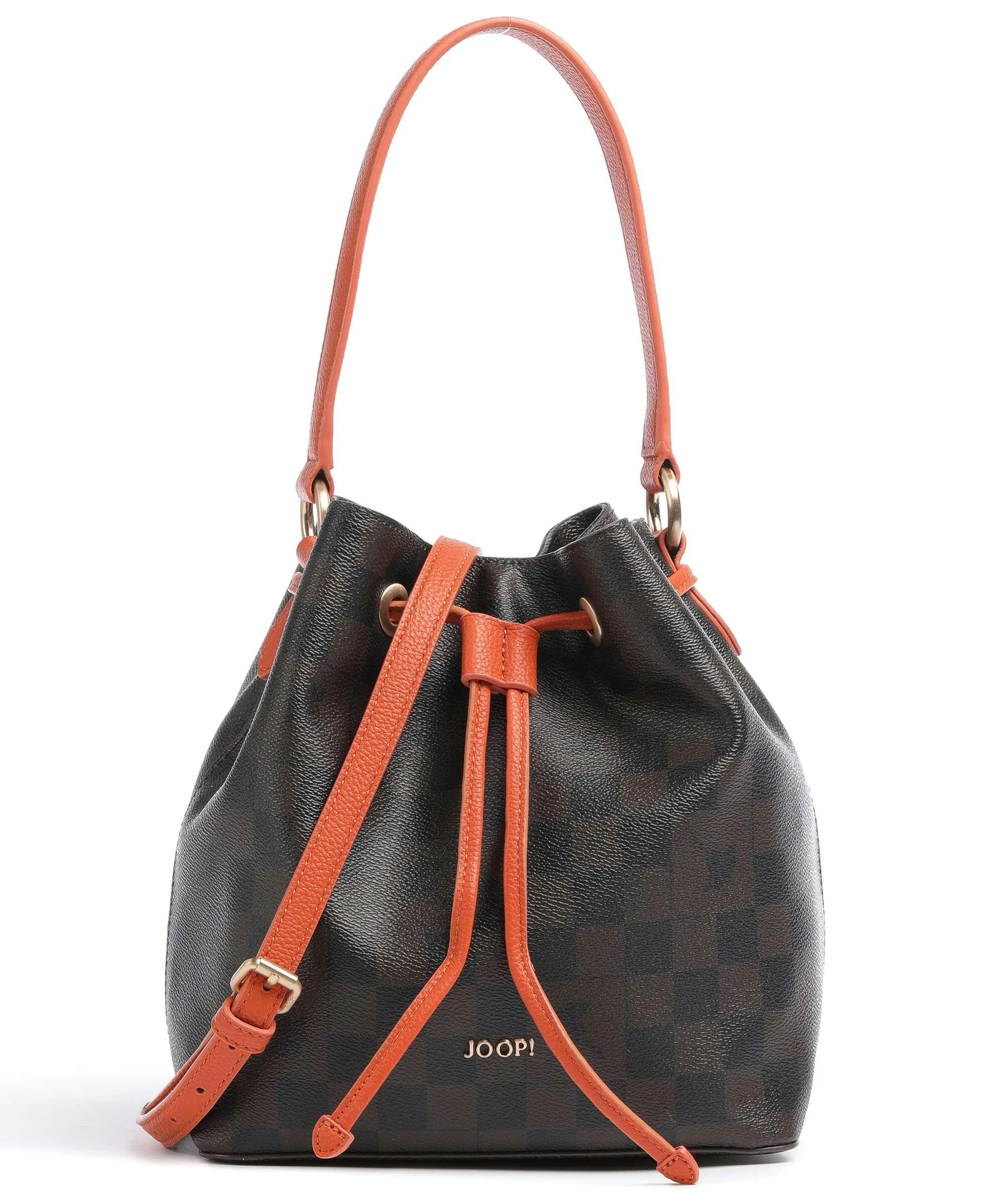  JOOP! Piazza Edition Franziska Borsa a secchiello pelle sintetica marrone scuro  