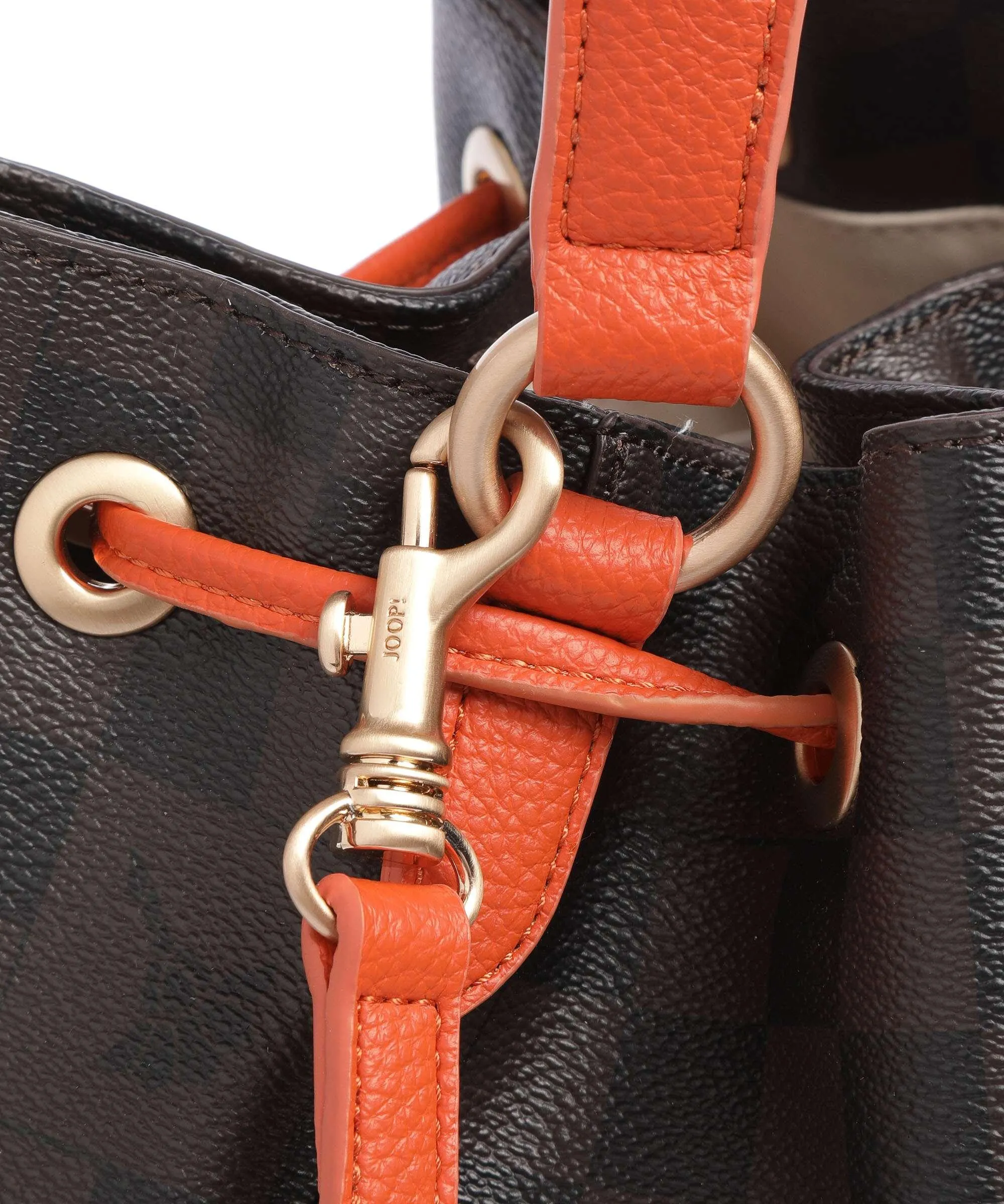  JOOP! Piazza Edition Franziska Borsa a secchiello pelle sintetica marrone scuro  