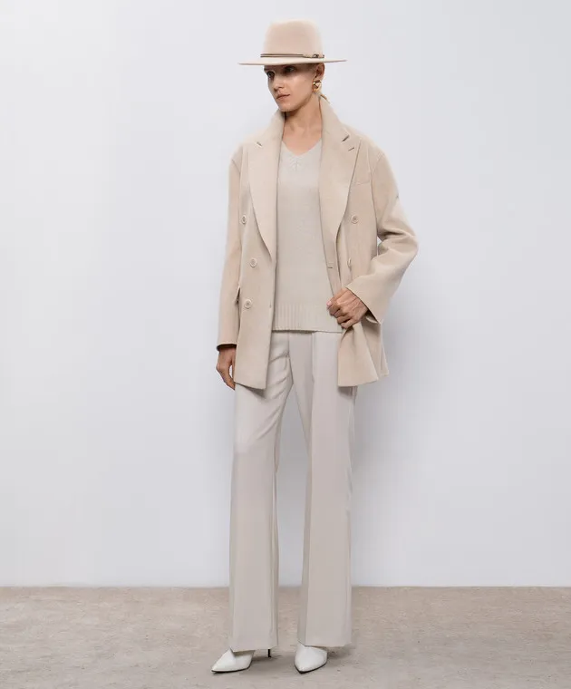 JOSEPH Maglione in cashmere beige JF008543