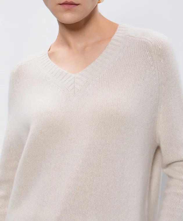JOSEPH Maglione in cashmere beige JF008543
