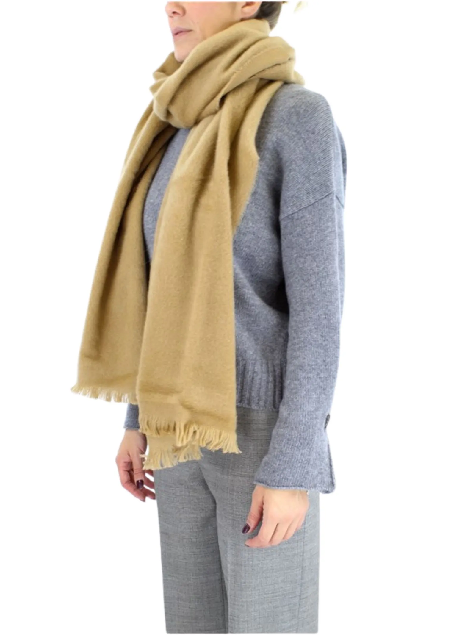JuccaSCIARPA DONNA GARZATA IN LANA