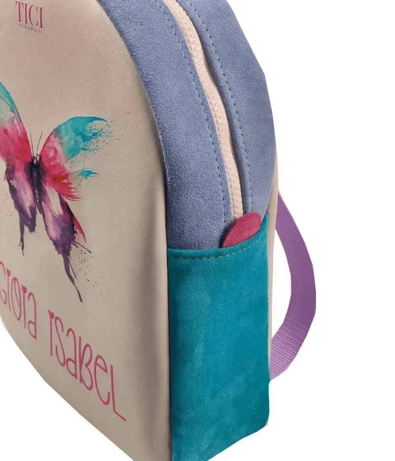 Kit Bambina Farfalla - Zaino e astuccio asilo