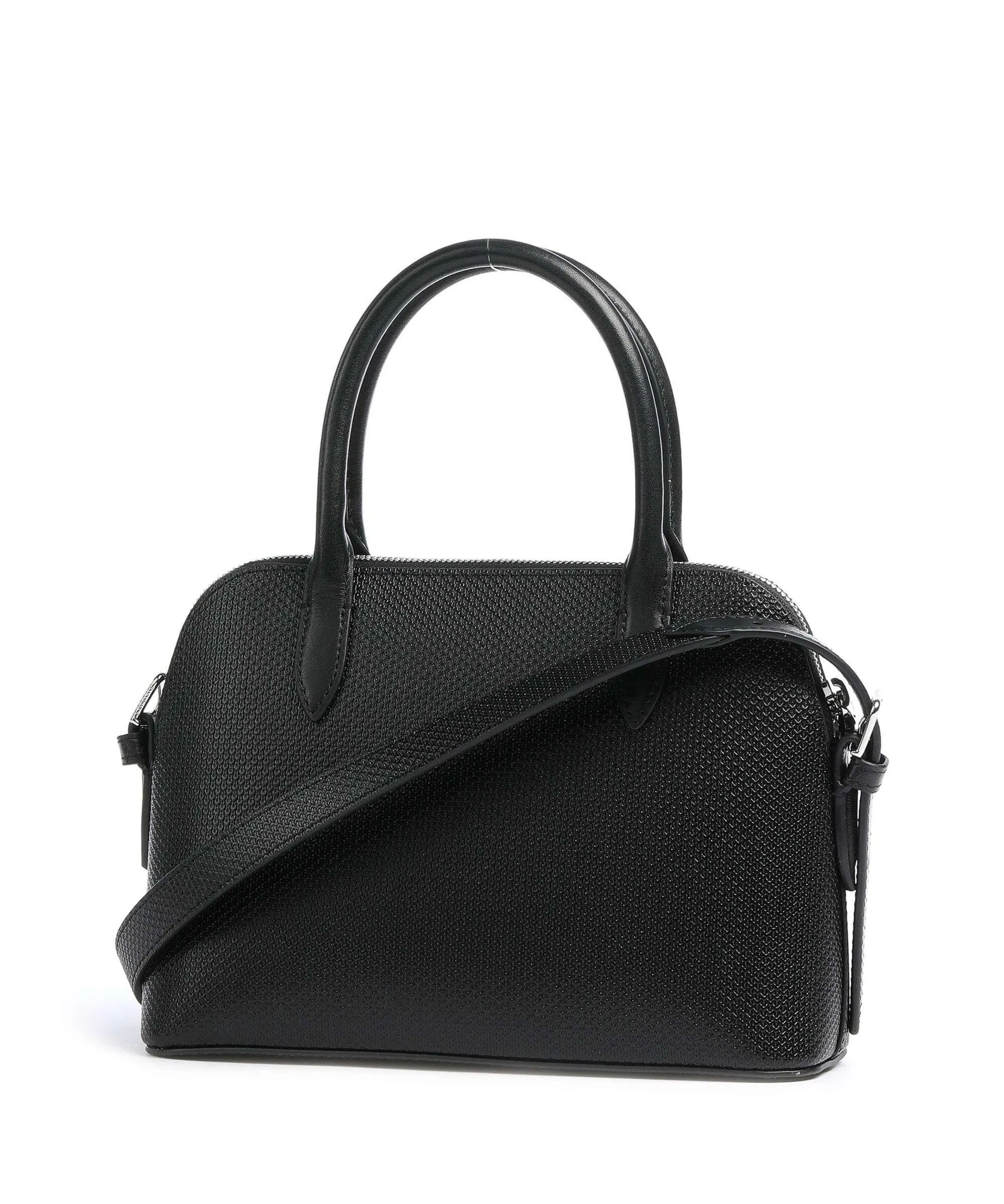  Lacoste Chantaco Borsa a mano pelle bovina nero  