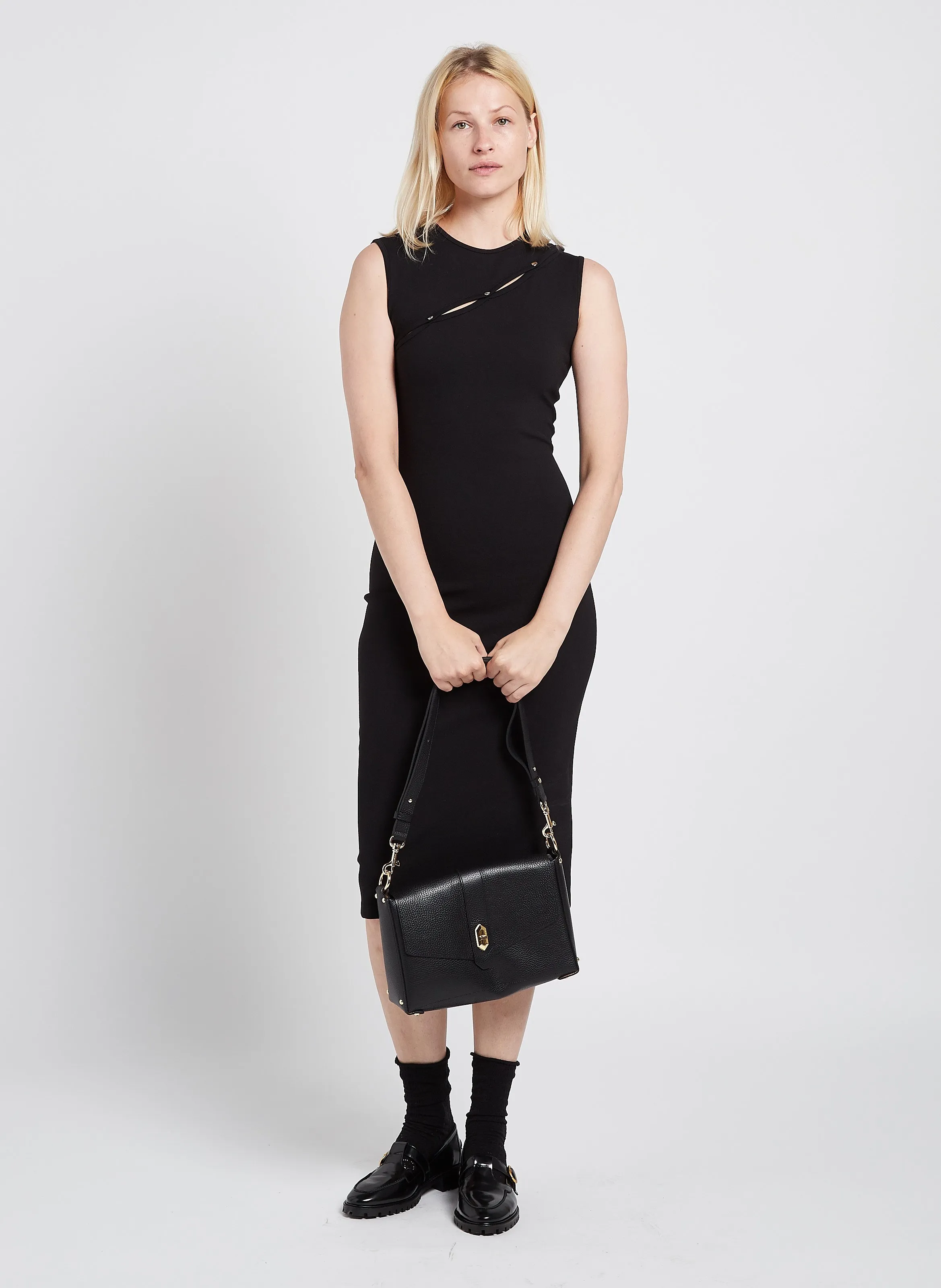  LANCASTER PARIS   Borsa a spalla in pelle | Nero