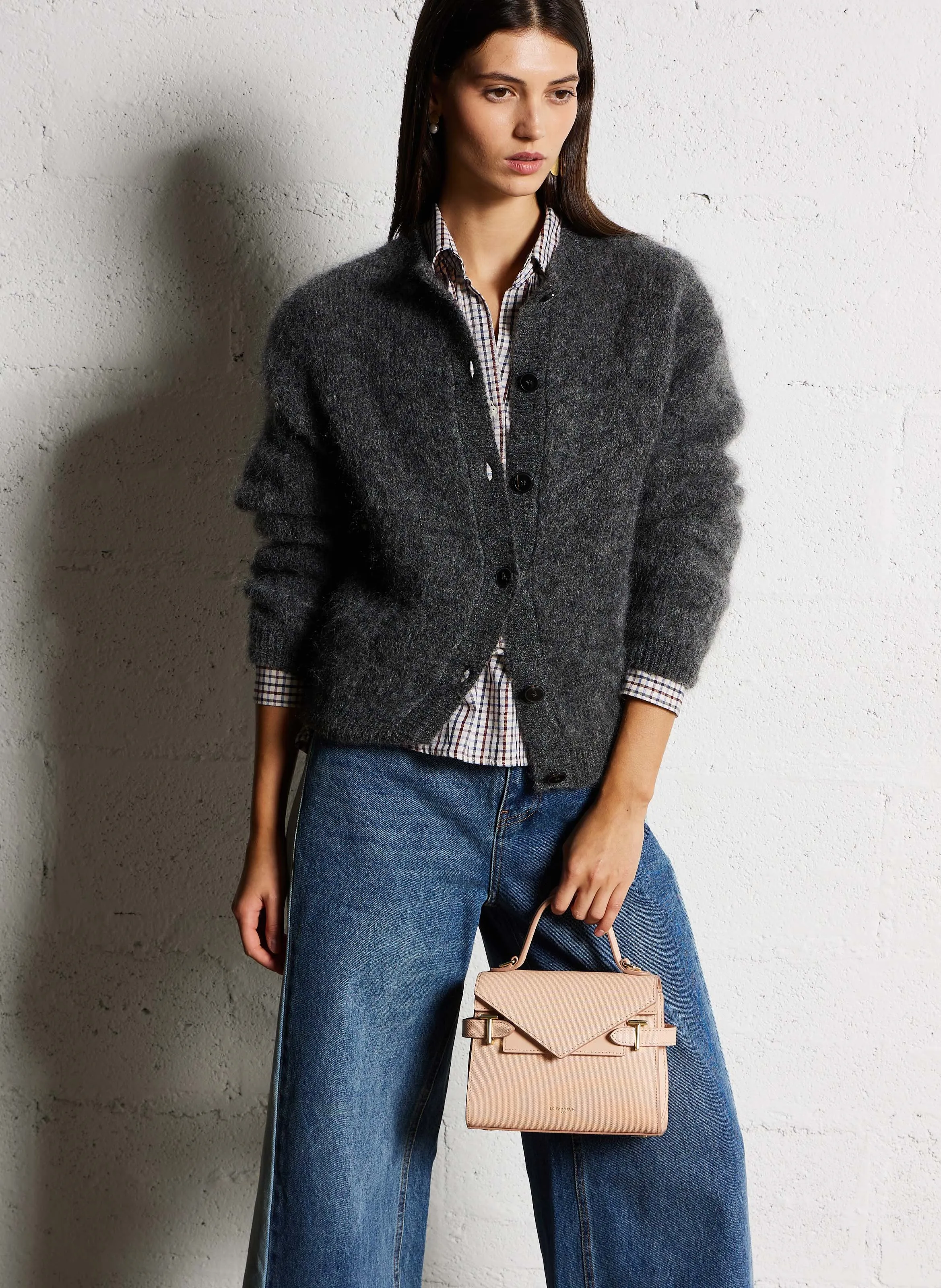  LE TANNEUR   EMILIE - Borsa a mano in pelle | Rosa
