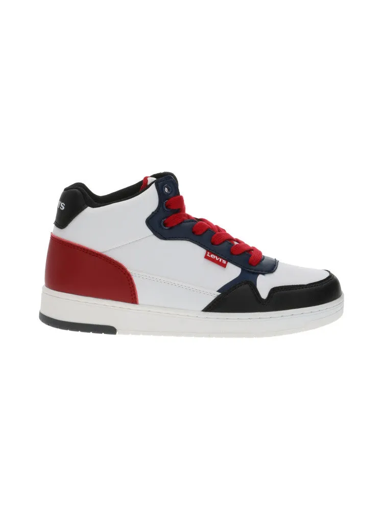 LEVI'S Sneaker Alta Bambino - VIRV0033S Bianco  