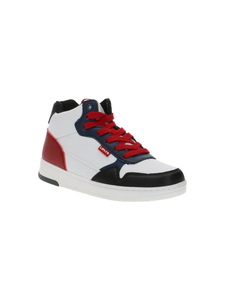LEVI'S Sneaker Alta Bambino - VIRV0033S Bianco  