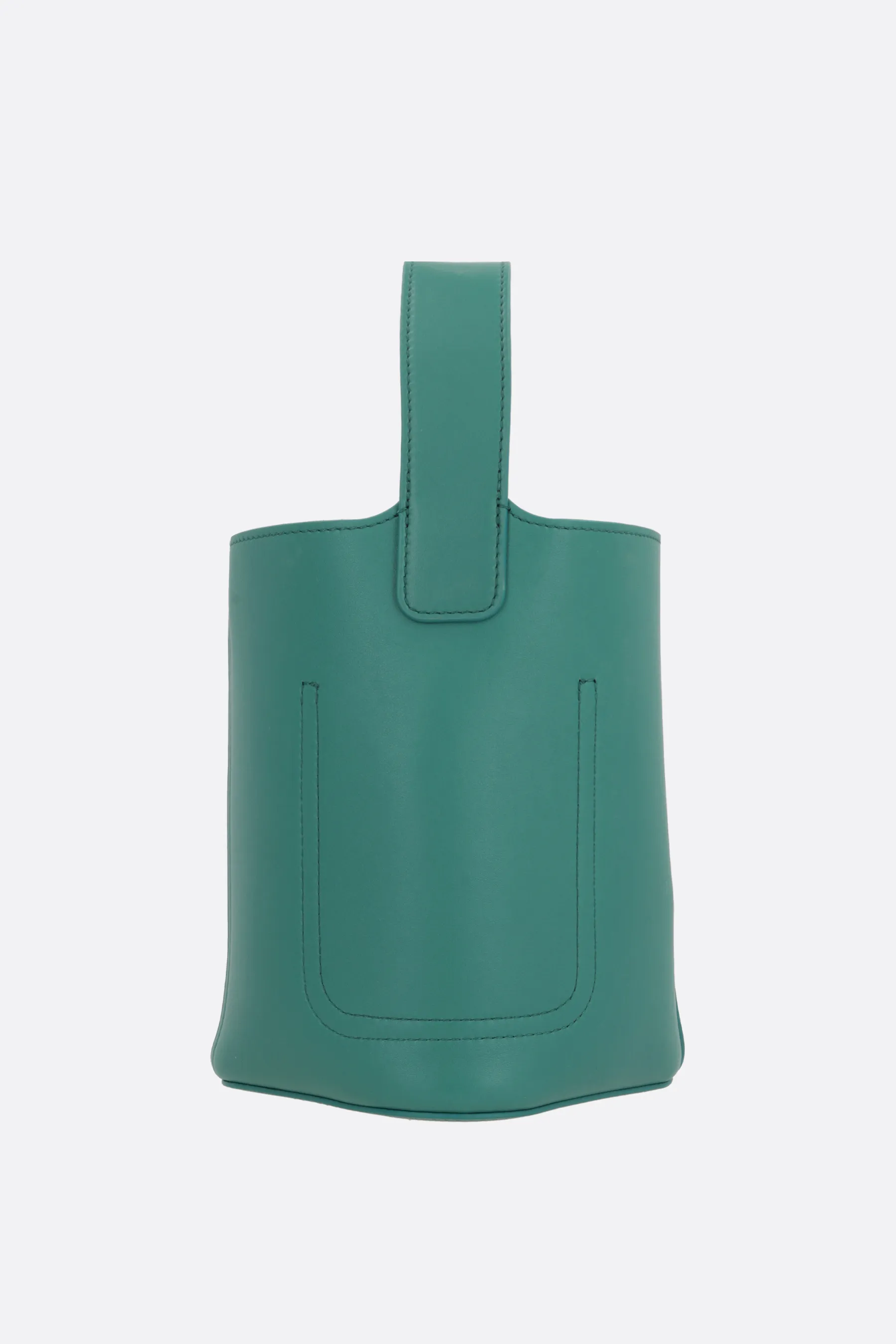  LOEWE borsa a secchiello Pebble mini in pelle liscia 