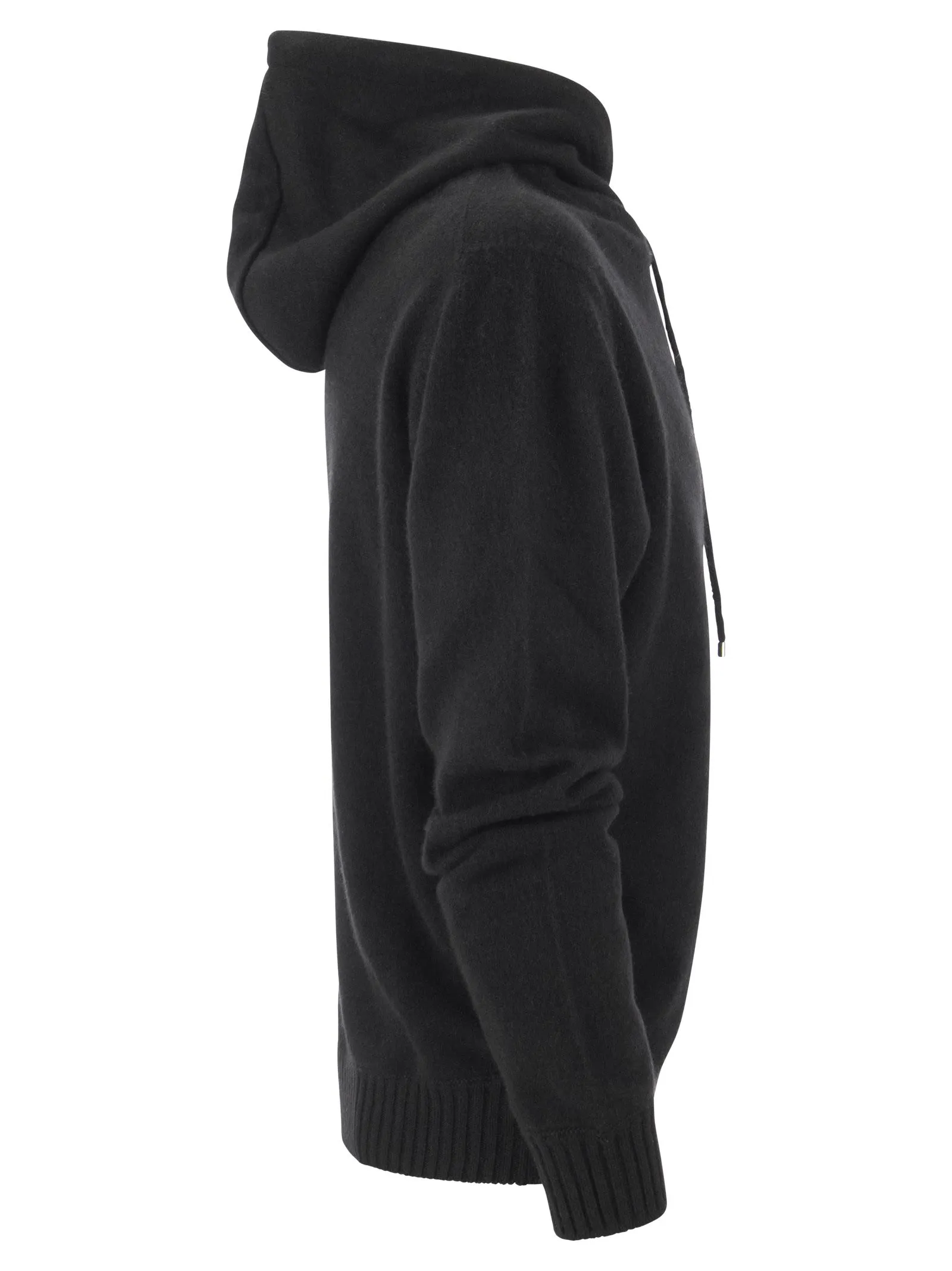 Maglia in cashmere con cappuccio