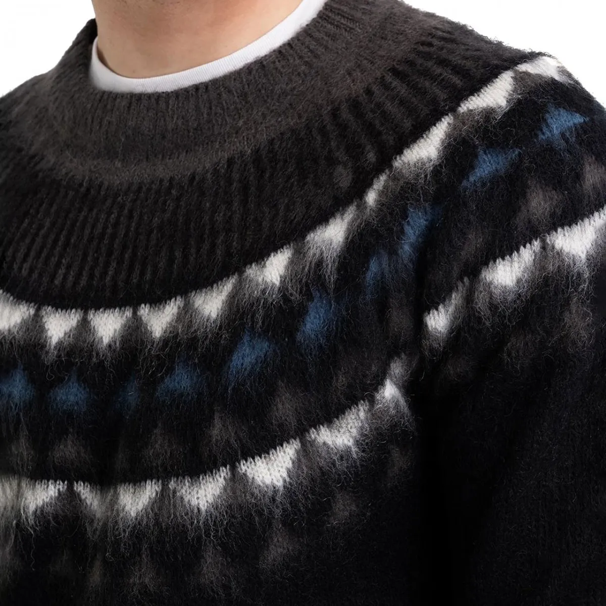 Maglia In Lana Con Motivo Norvegese