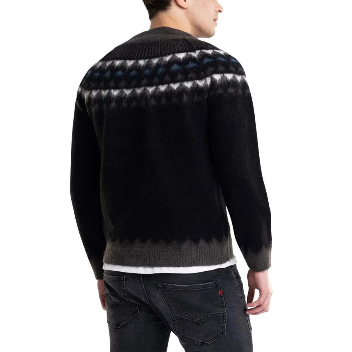 Maglia In Lana Con Motivo Norvegese