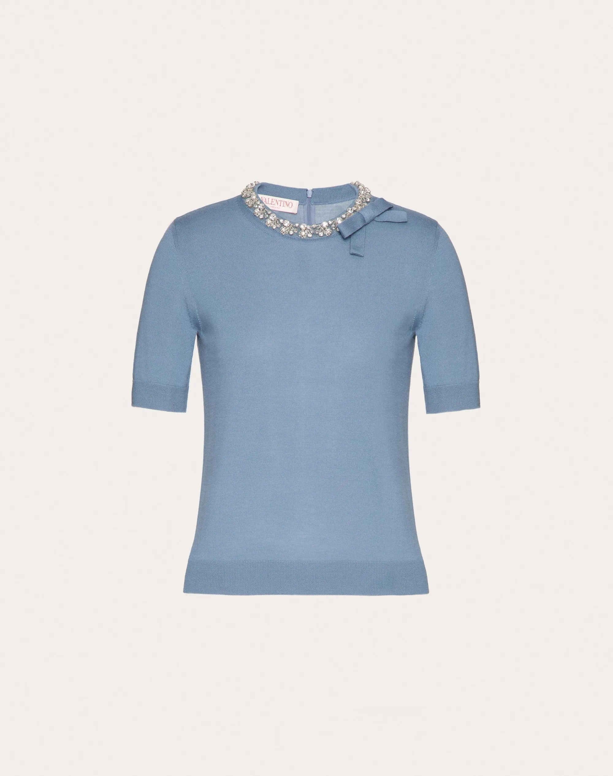 MAGLIA IN LANA RICAMATA