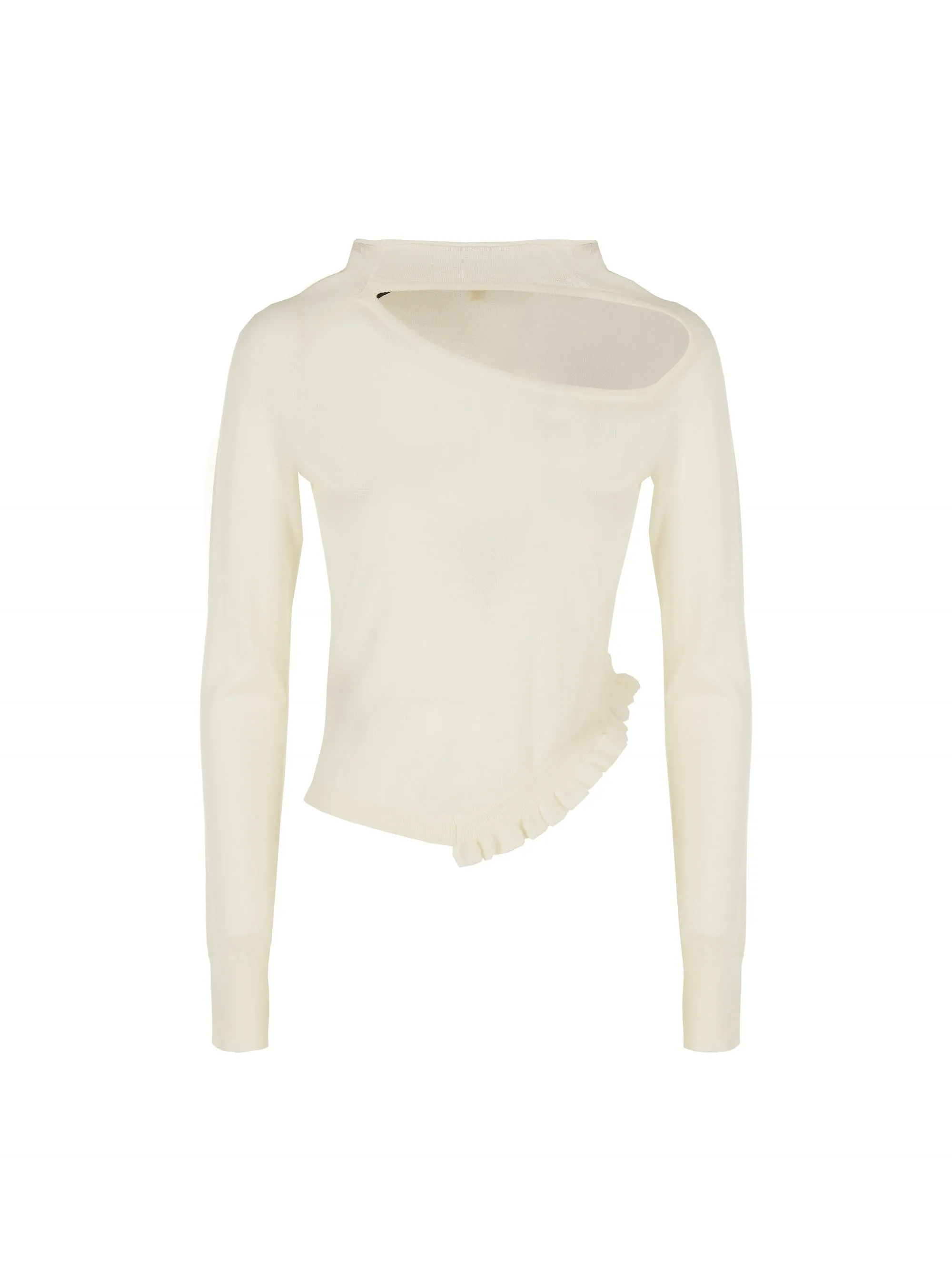 MAGLIA "COCCINELLA" PANNA IN LANA