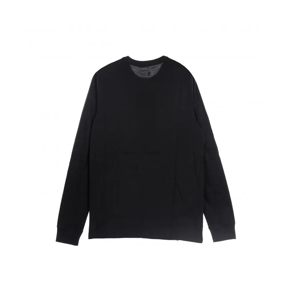 maglietta manica lunga uomo nba team 31 dry fit tee BLACK