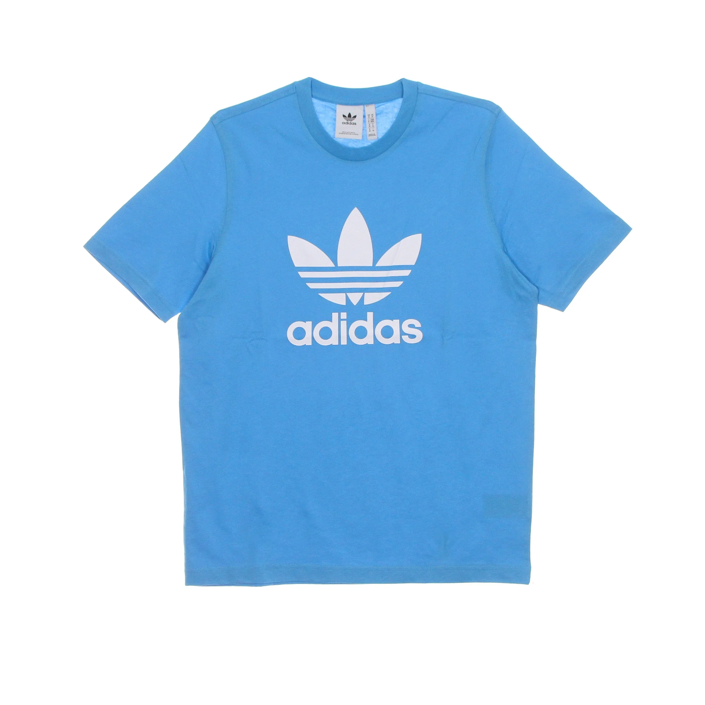 Maglietta Uomo Trefoil Tee App Sky Rush/white