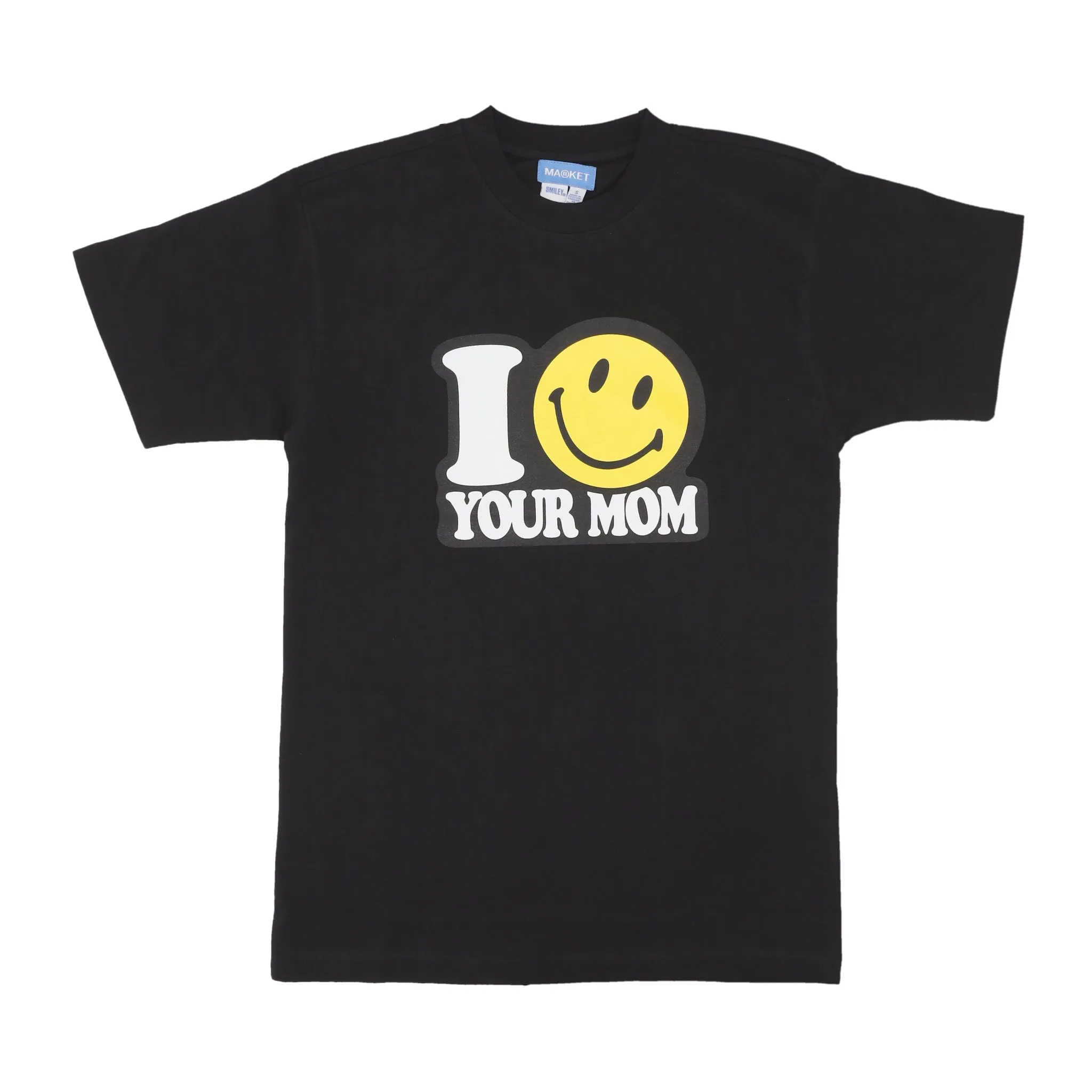 Maglietta Uomo Your Mom Tee X Smiley Black