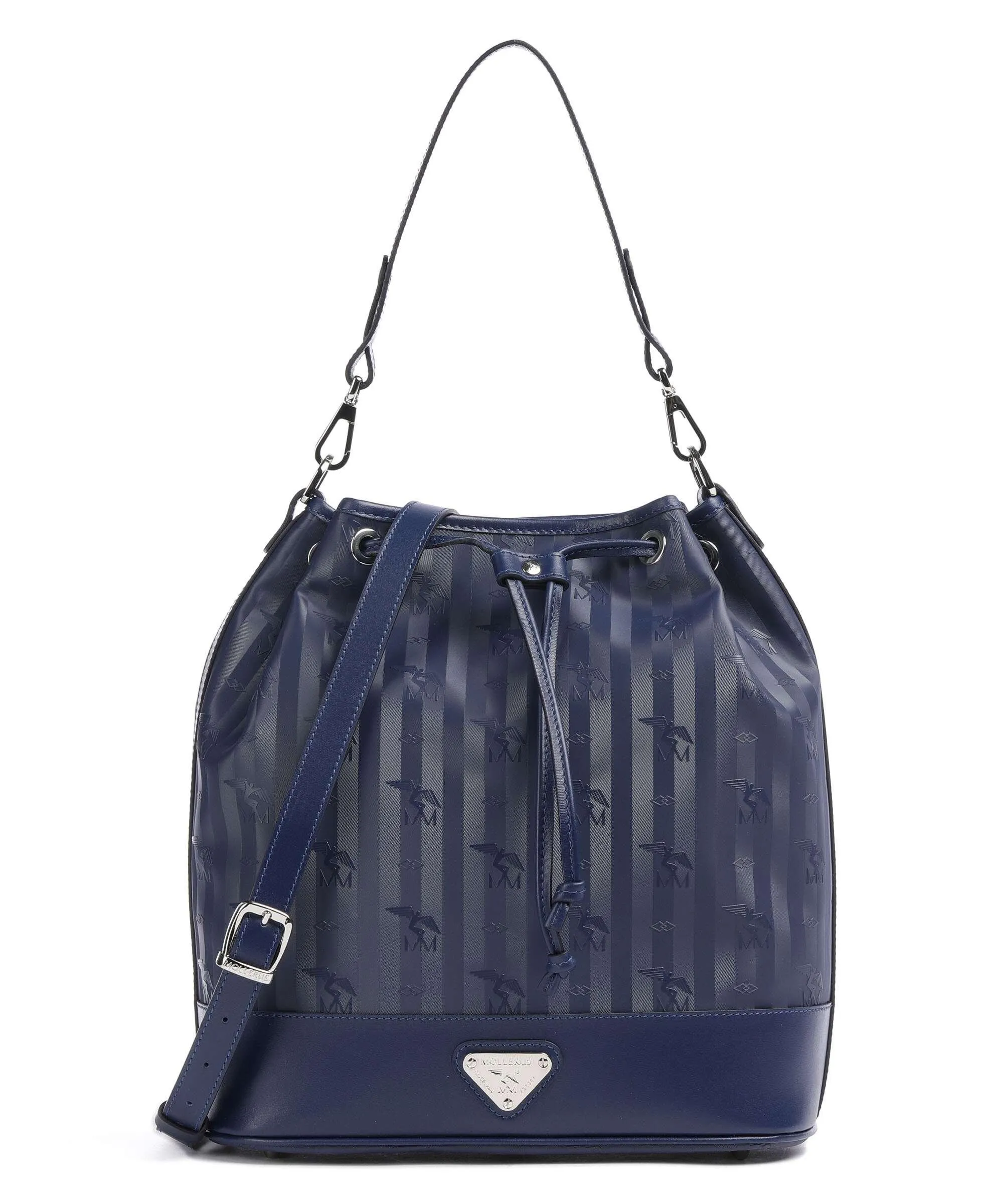  Maison Mollerus Vinerus Niesen Borsa a secchiello tela blu scuro  