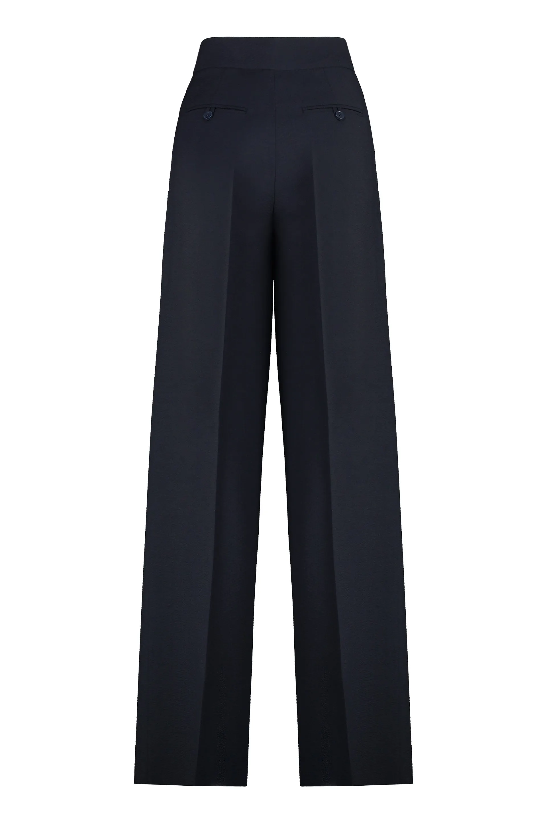 Max Mara Pantaloni Cervo in misto lana
