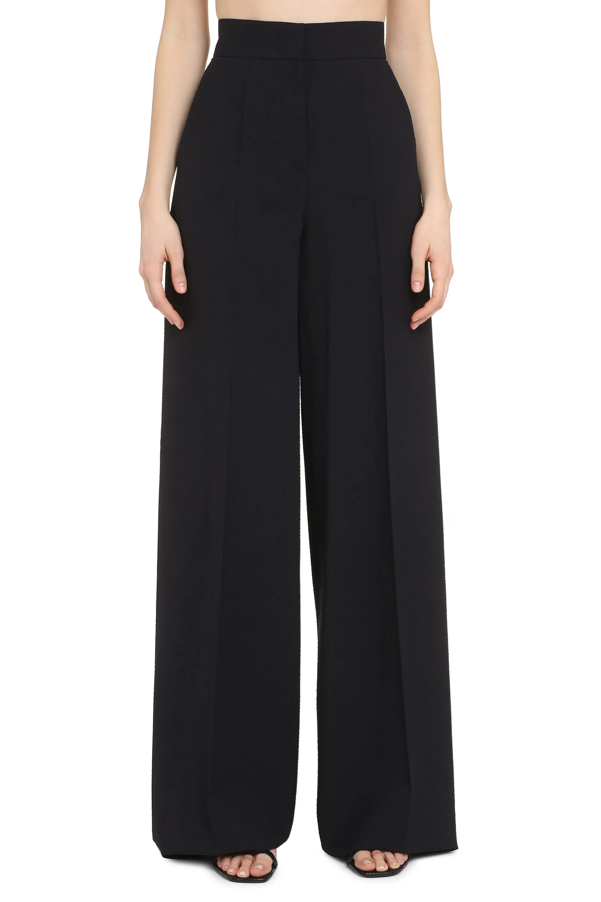 Max Mara Pantaloni Cervo in misto lana