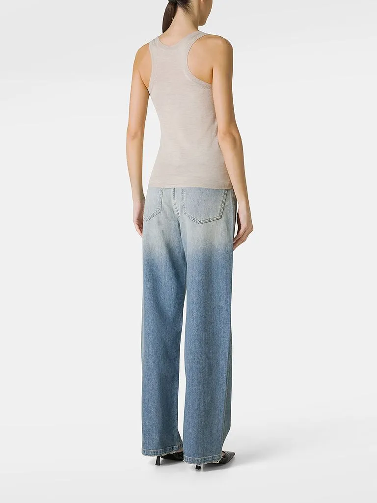 max mara Top Abbono aderente in cashmere