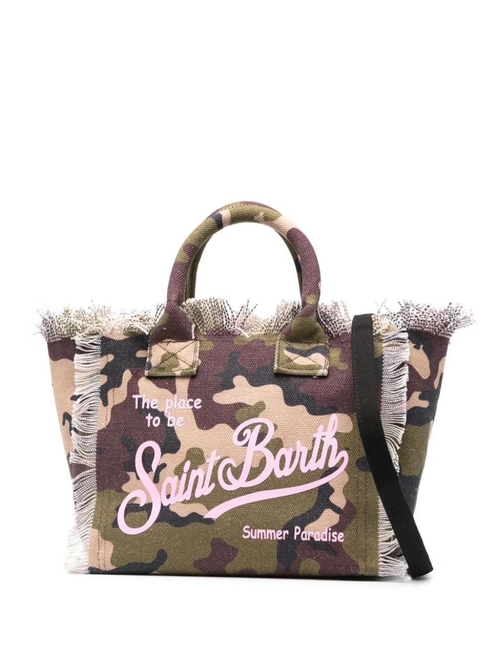 MC2 SAINT BARTH Borsa a mano stampa mimetica
