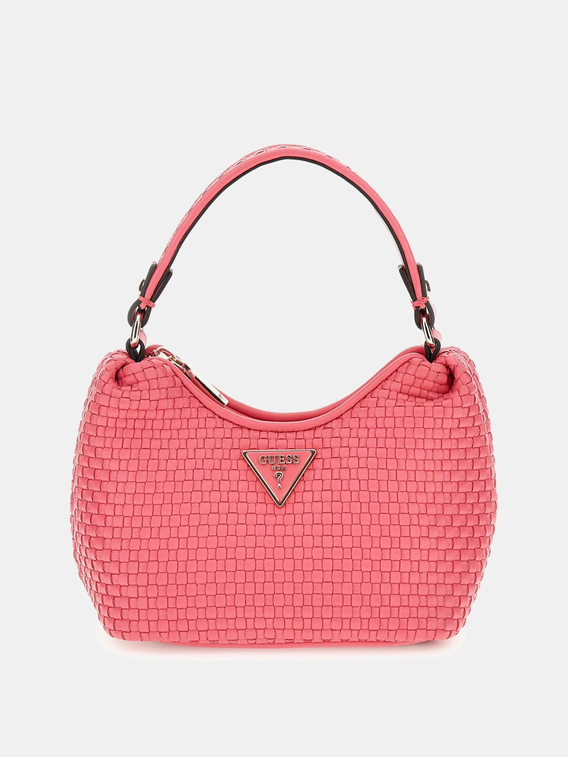Mini borsa a mano etel intrecciata guess