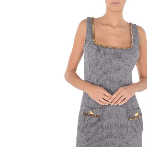 Miniabito Elisabetta Franchi in tweed color viola candy
