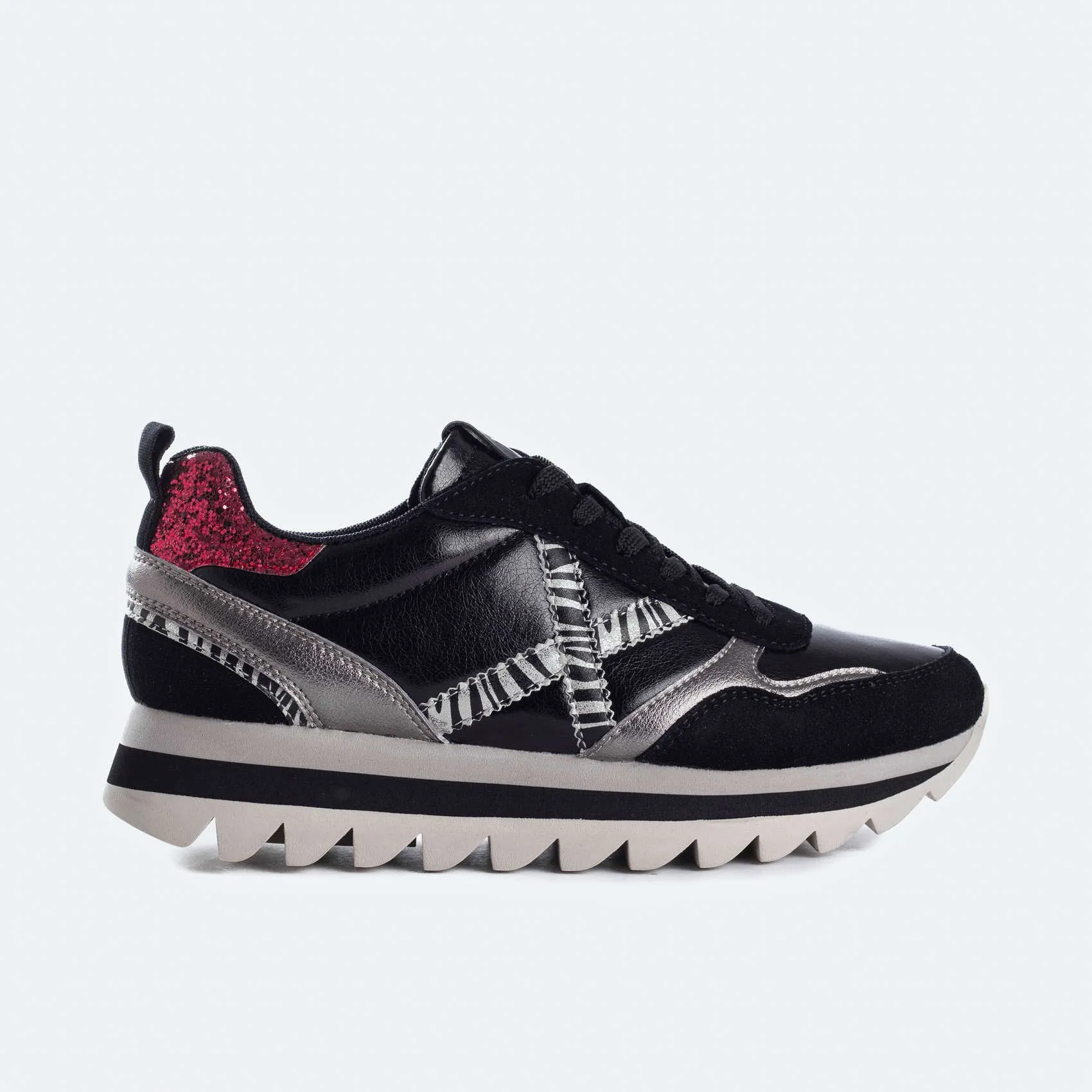 MUNICH Sneaker Alta Donna - 87650 Nero  