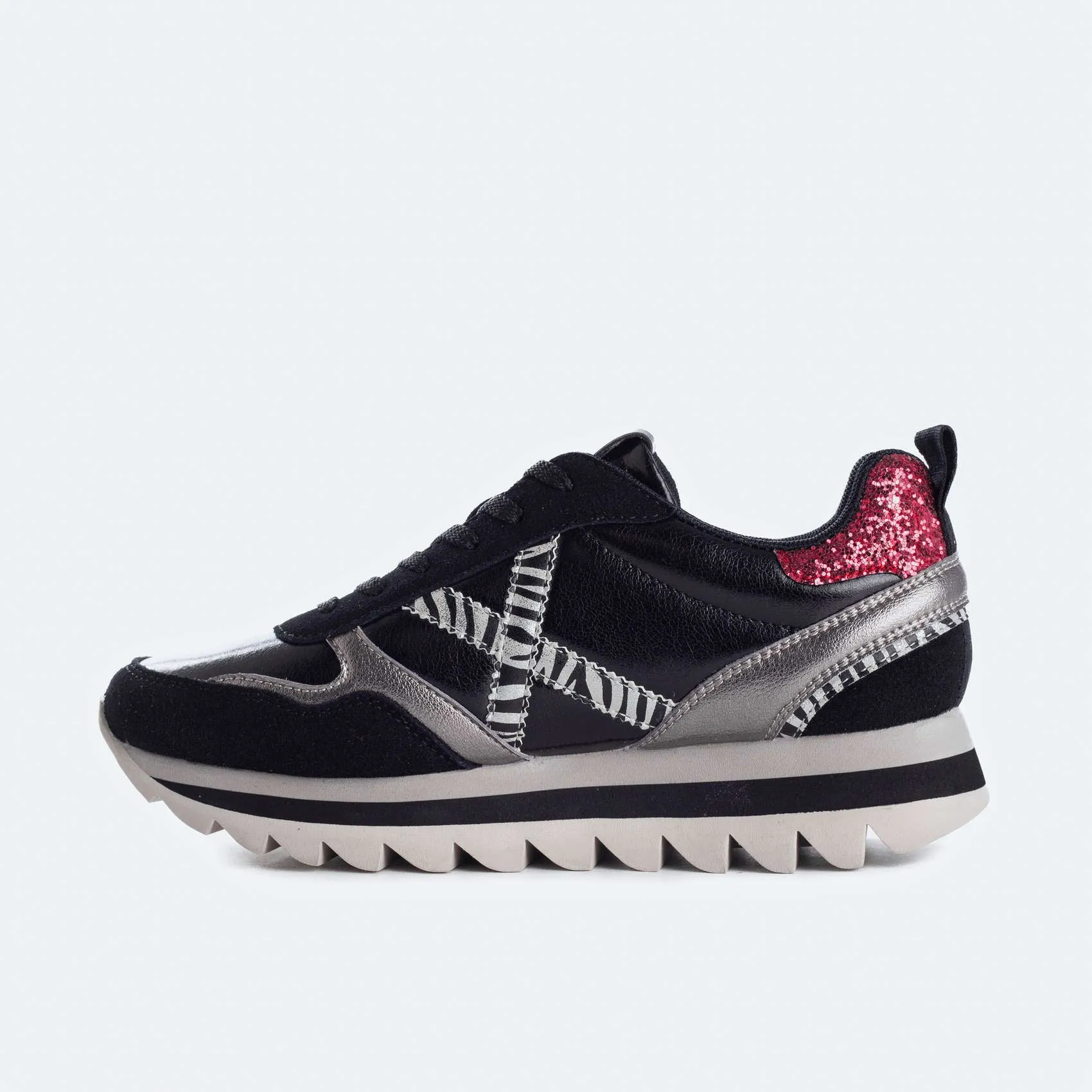 MUNICH Sneaker Alta Donna - 87650 Nero  