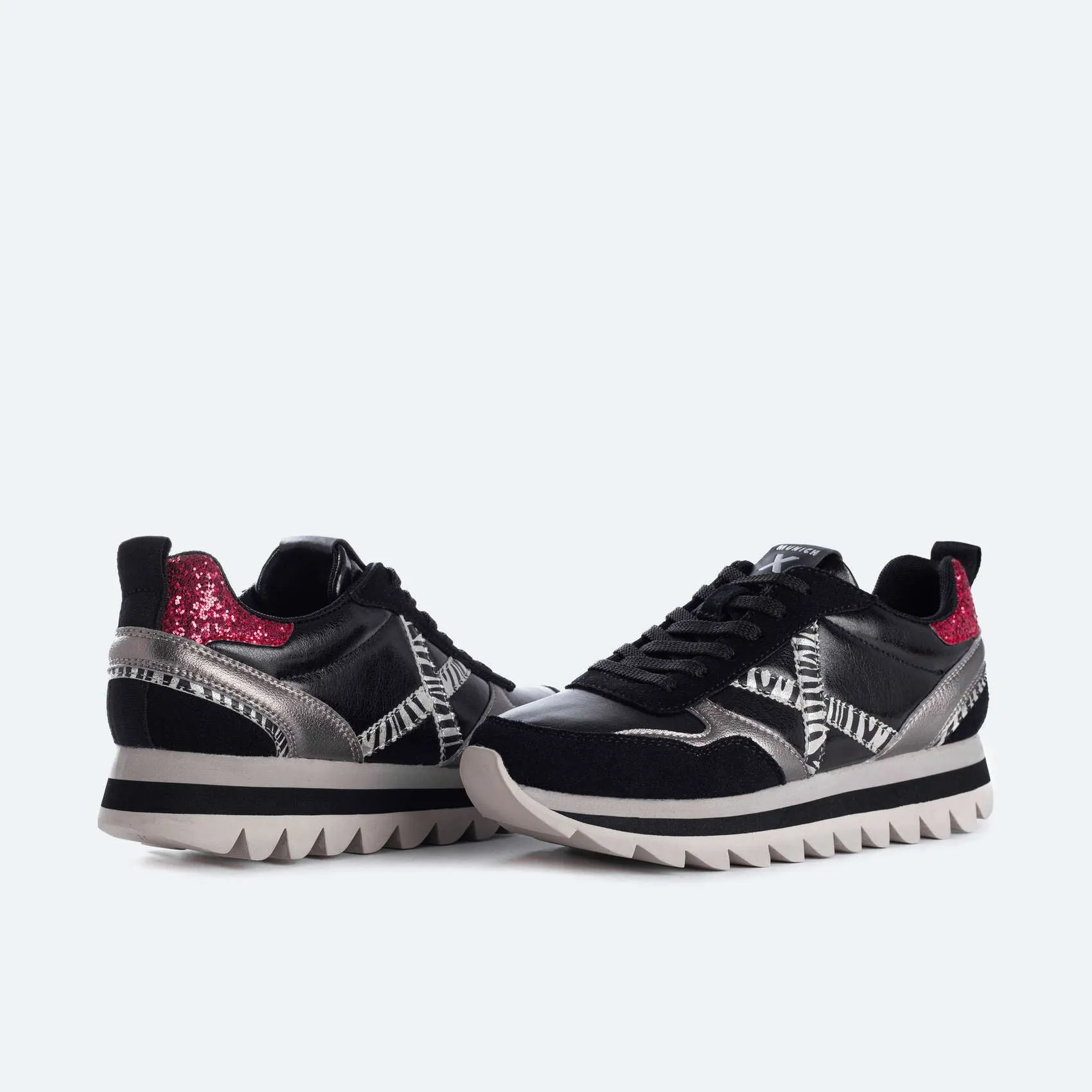 MUNICH Sneaker Alta Donna - 87650 Nero  