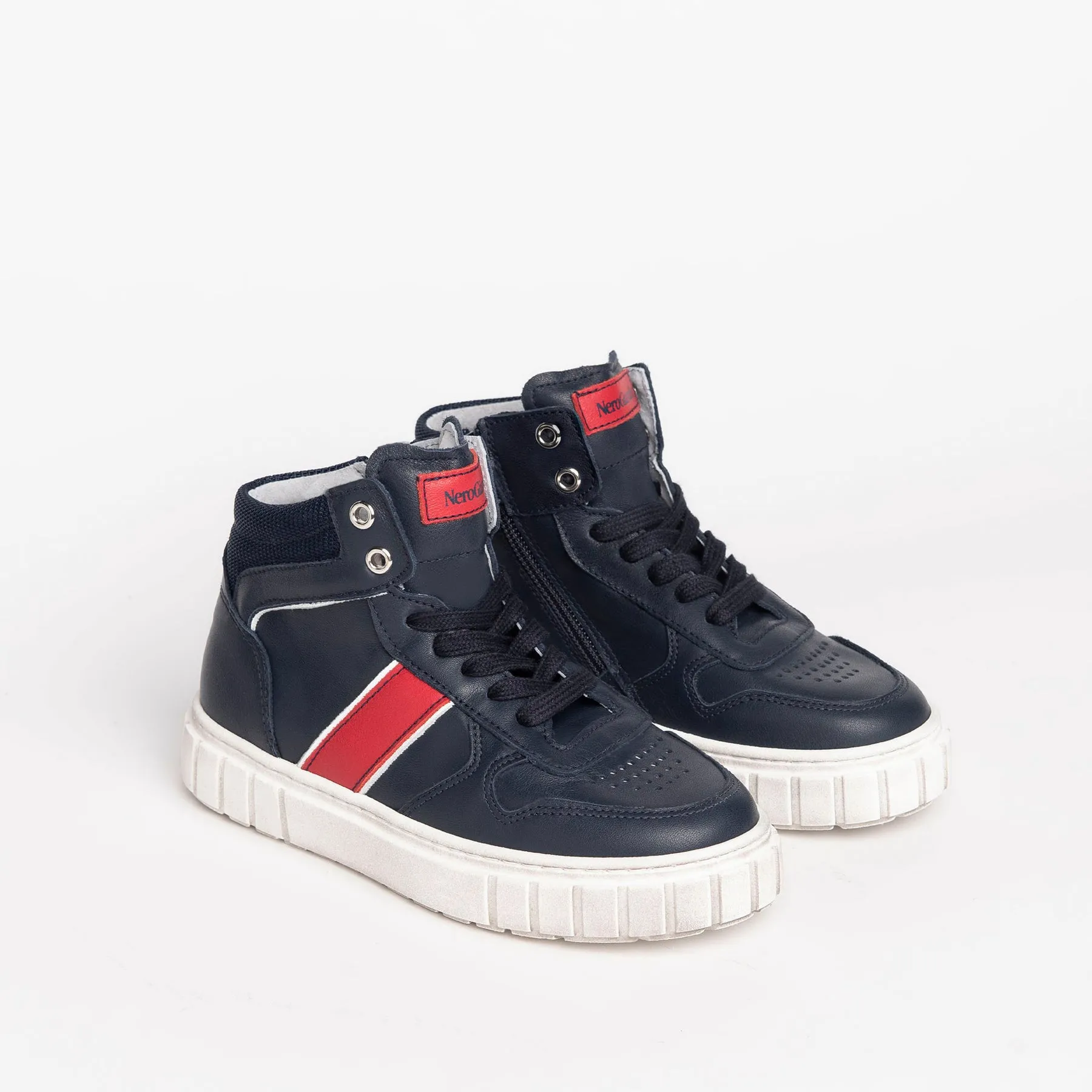 NERO GIARDINI Sneaker Alta Bambino - I234310M Blu  