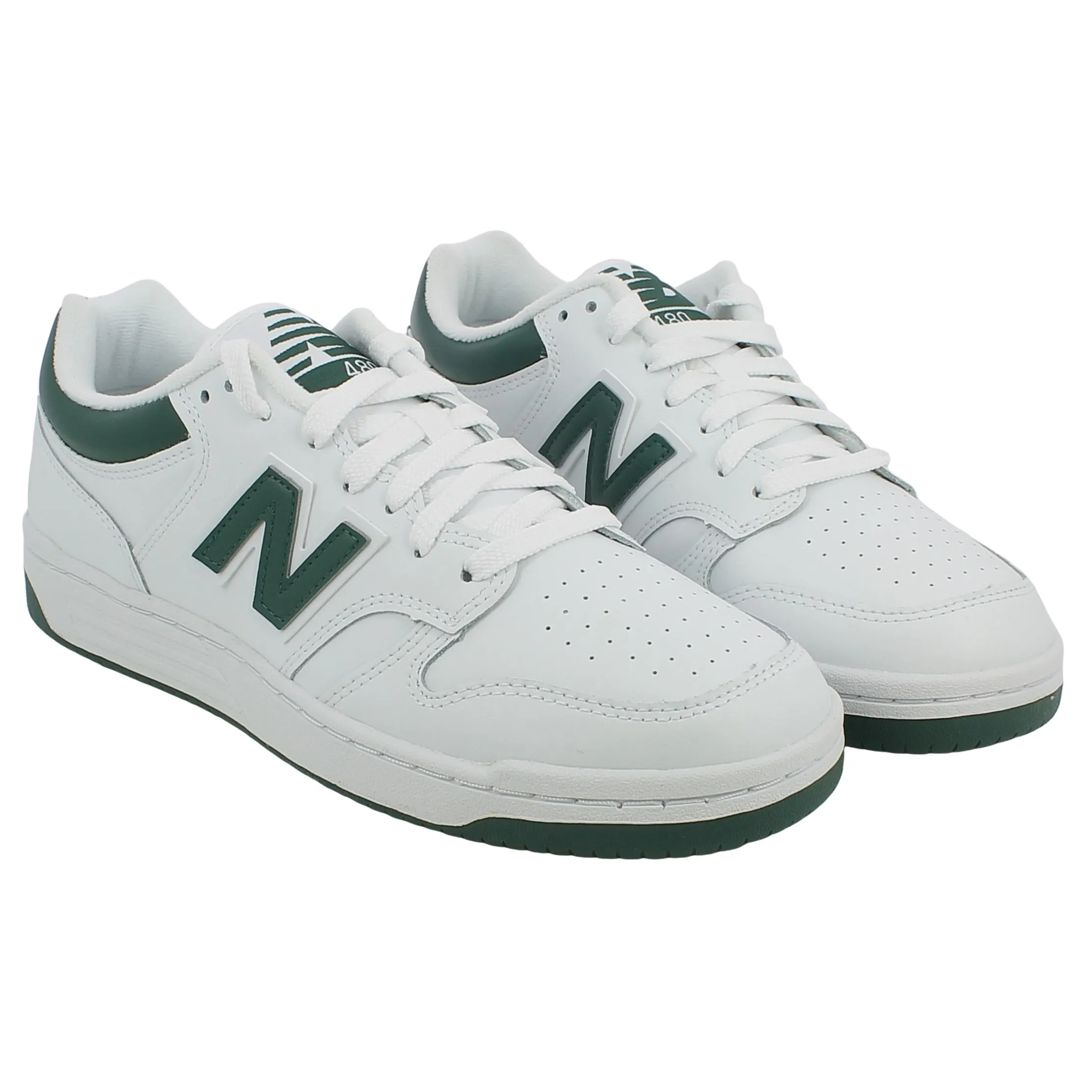 New Balance  Sneaker 480 White Green 