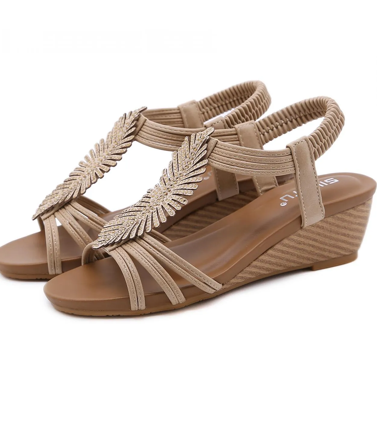 Nuovi sandali estivi per donna Gladiatore scarpe con tacco alto per donna zeppe sandali femminili scarpe da donna casual donna d