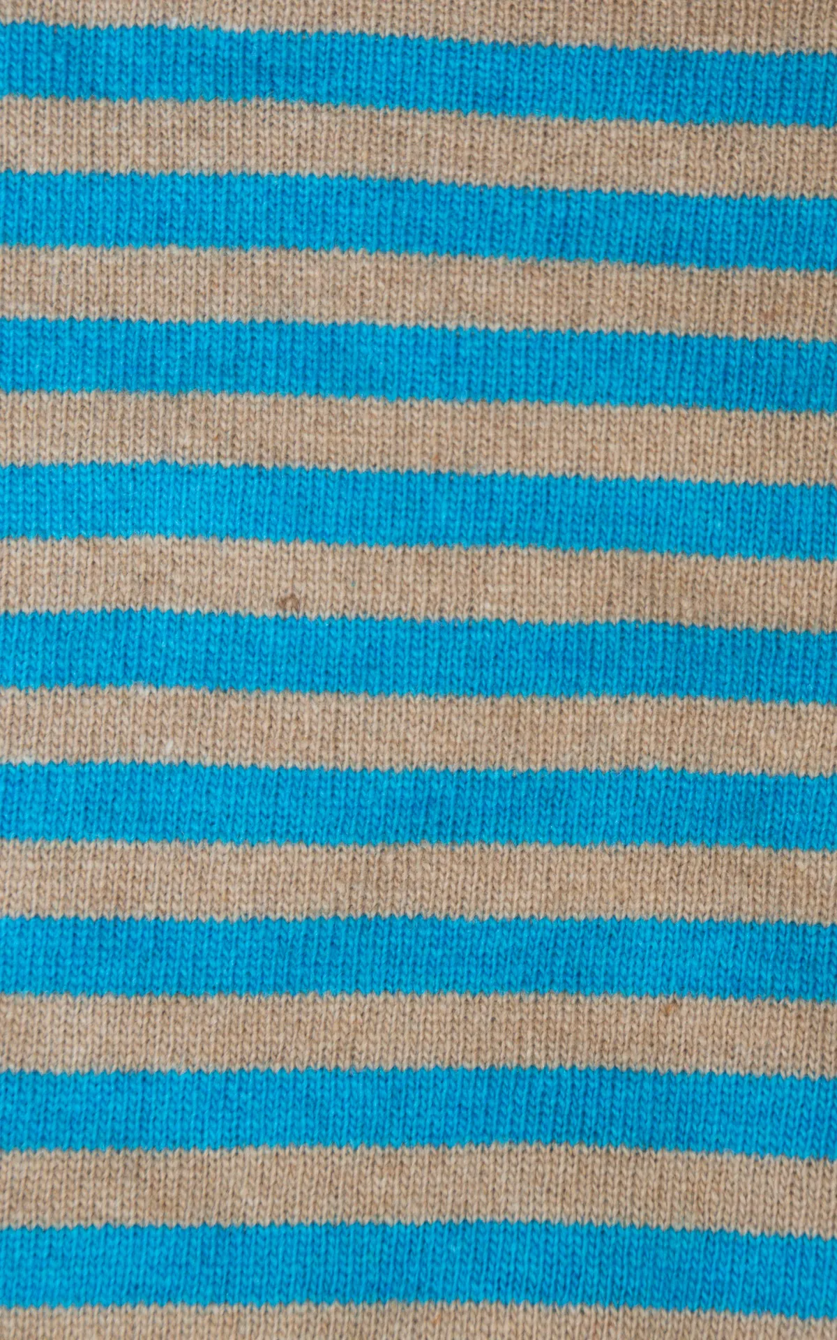 Off-On – maglia bicolore righe – azzurro/camel