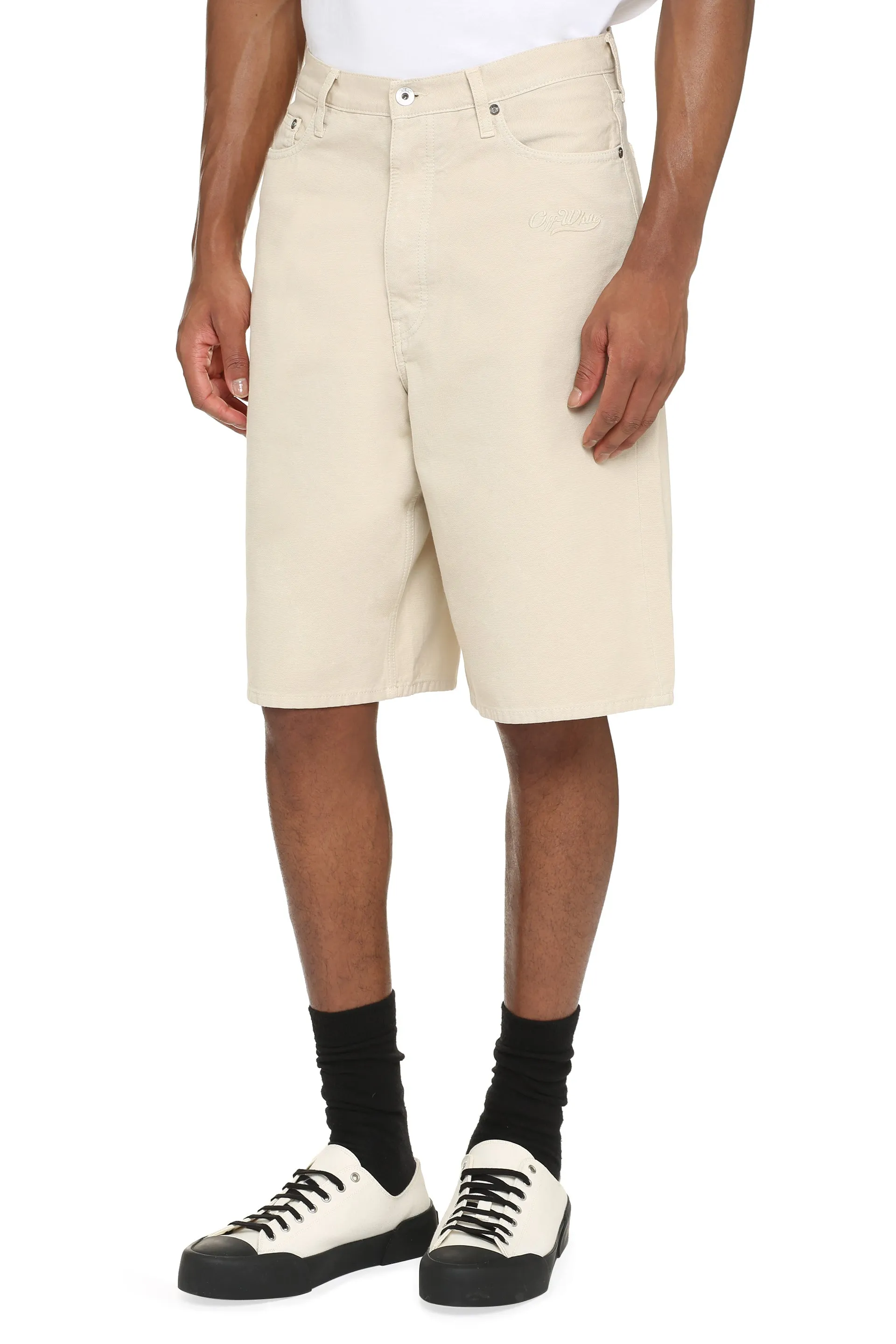 Off-White Bermuda in cotone