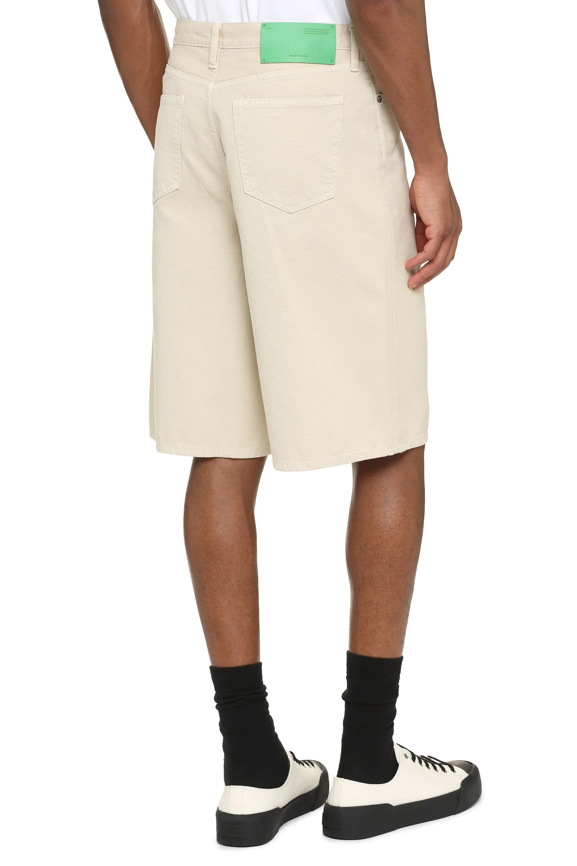 Off-White Bermuda in cotone