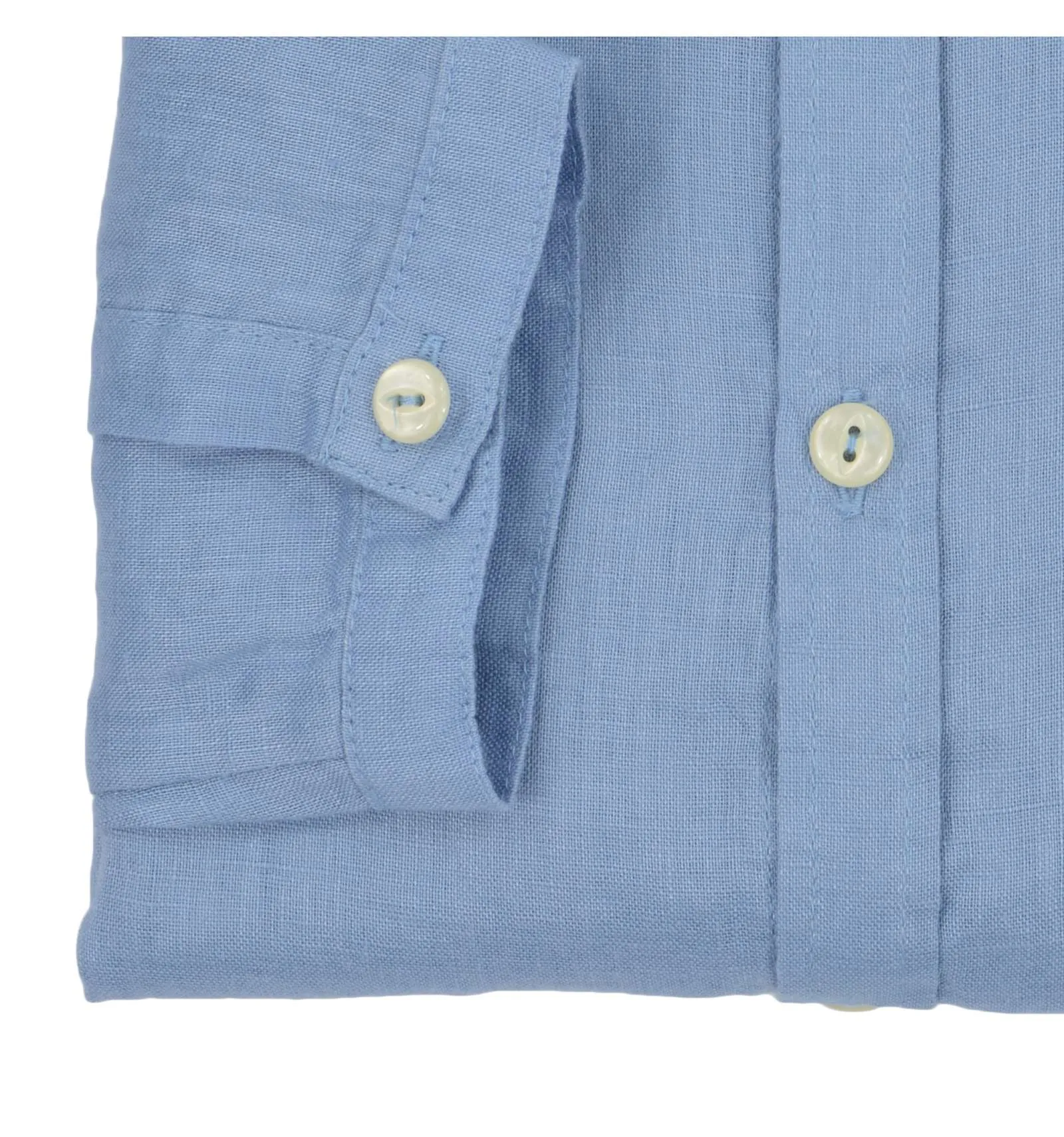 OFFICINA 36 uomo camicia collo coreano lino celeste 0373407780 SKY