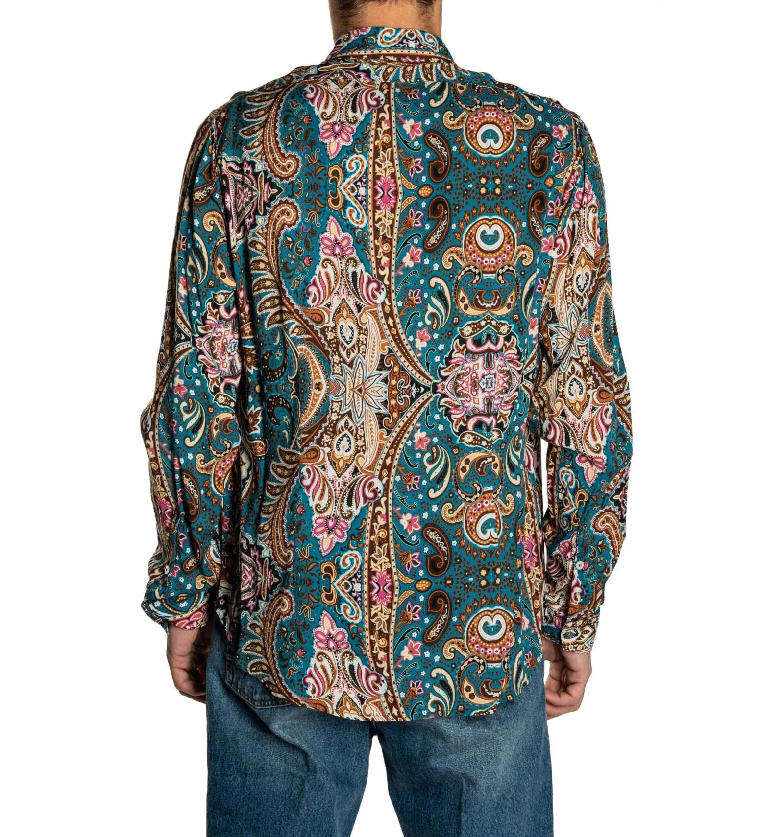 OFFICINA 36 uomo camicia viscosa fantasia multicolor CAMICIA 3212 VLAD