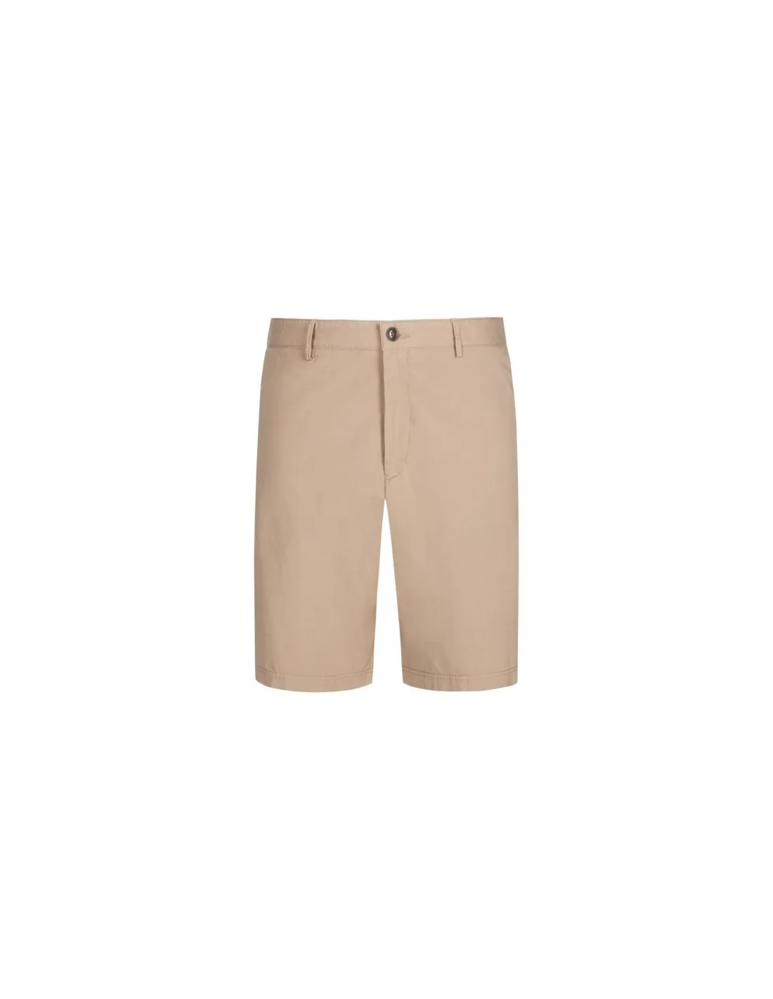 Pantalone in cotone Bermuda beige