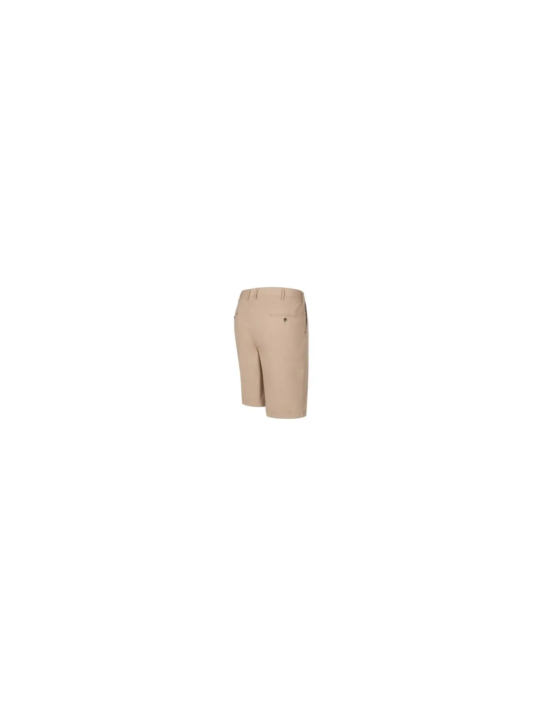 Pantalone in cotone Bermuda beige